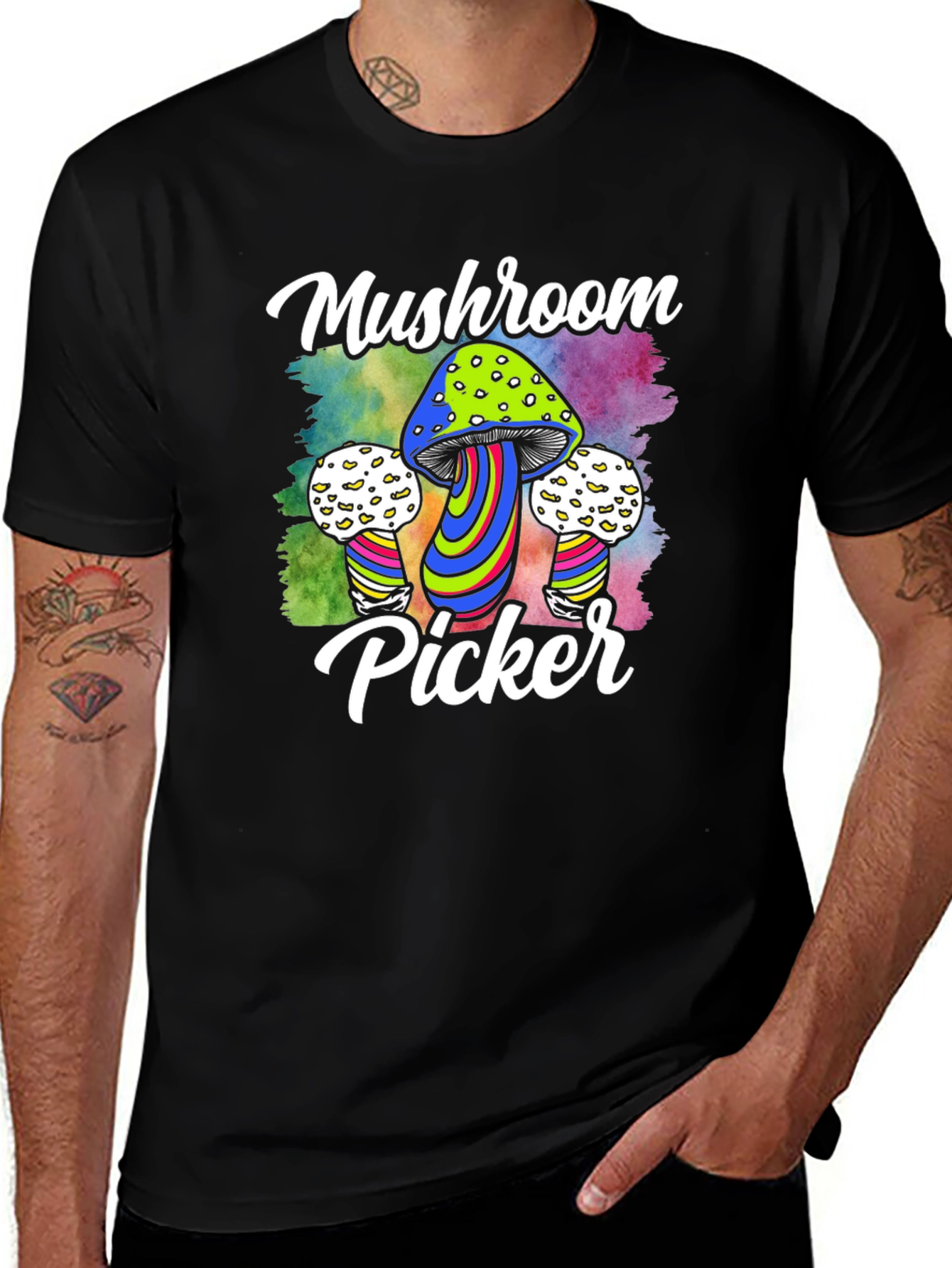 Variant 12 of Mushroom Picker T-Shirt, Psychedelic Tee