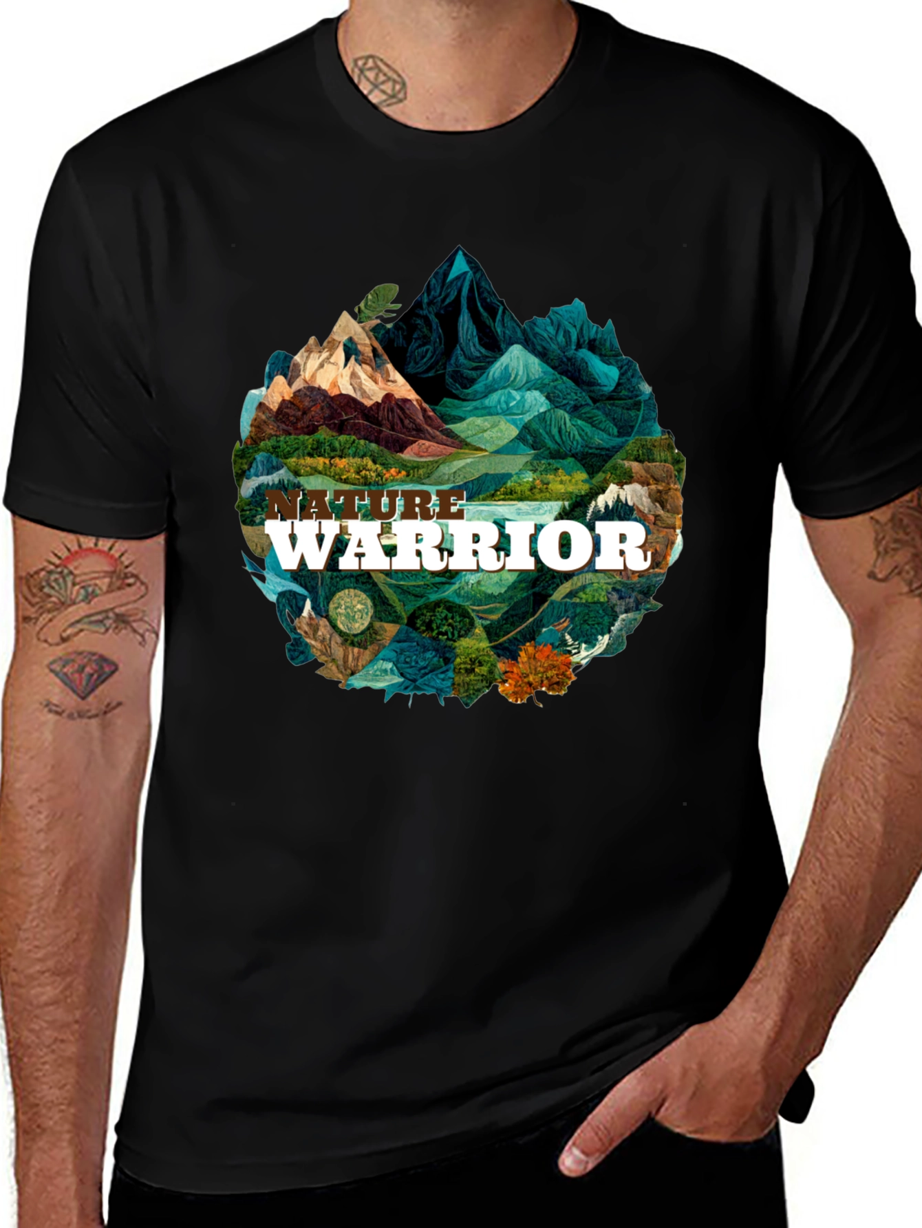 Variant 24 of Nature Warrior Graphic Tee