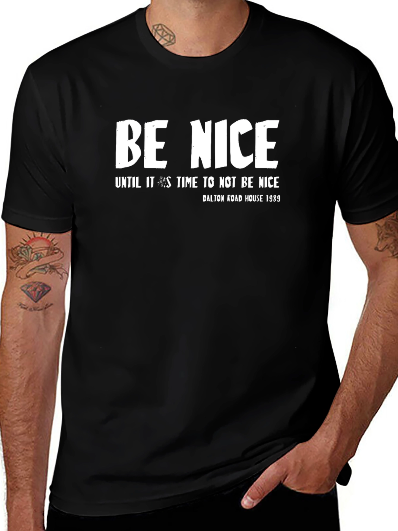 Be Nice Slogan T-Shirt