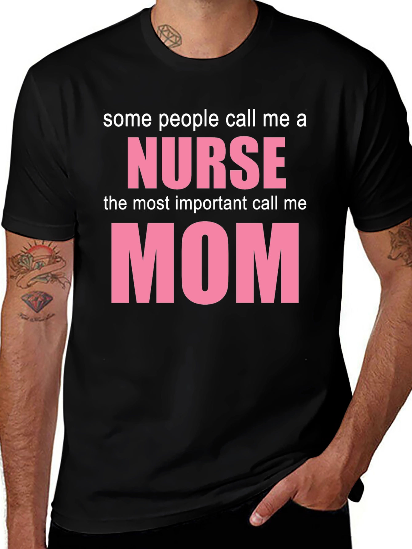 Variant 20 of Nurse Mom T-Shirt: The Most Important Call Me Mom