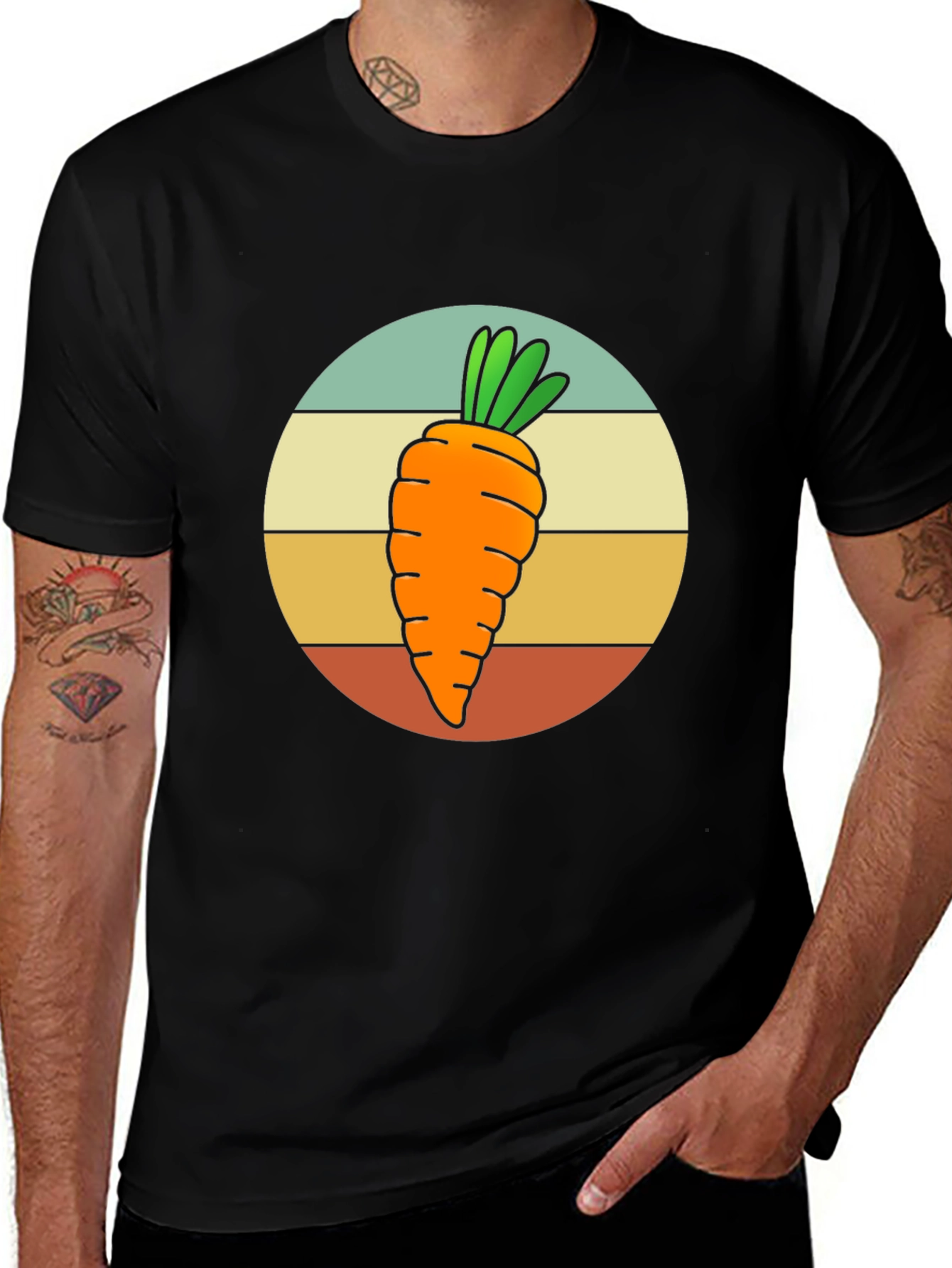 Variant 20 of Retro Carrot Graphic Tee