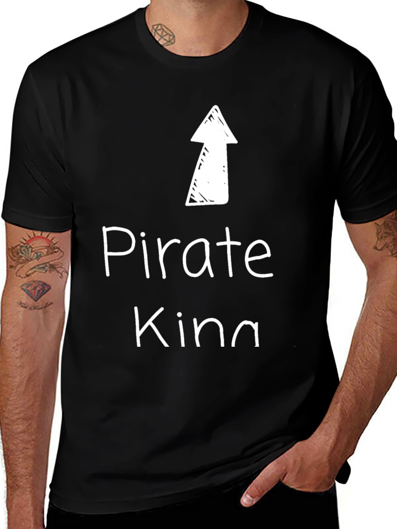 Variant 17 of Pirate King Graphic Tee - Fun Novelty Shirt