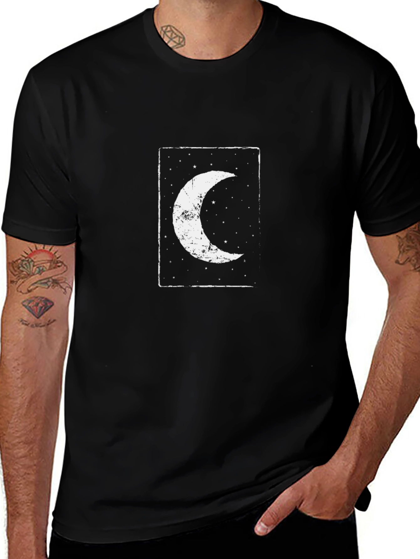 Variant 8 of Crescent Moon Graphic Tee