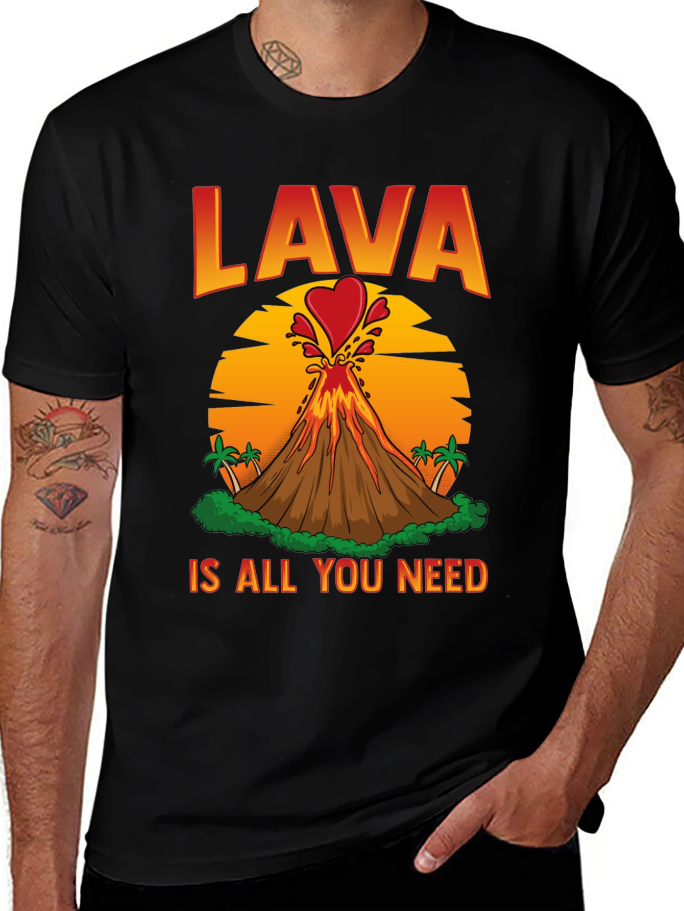 Lava Is All You Need Valentine's T-Shirt