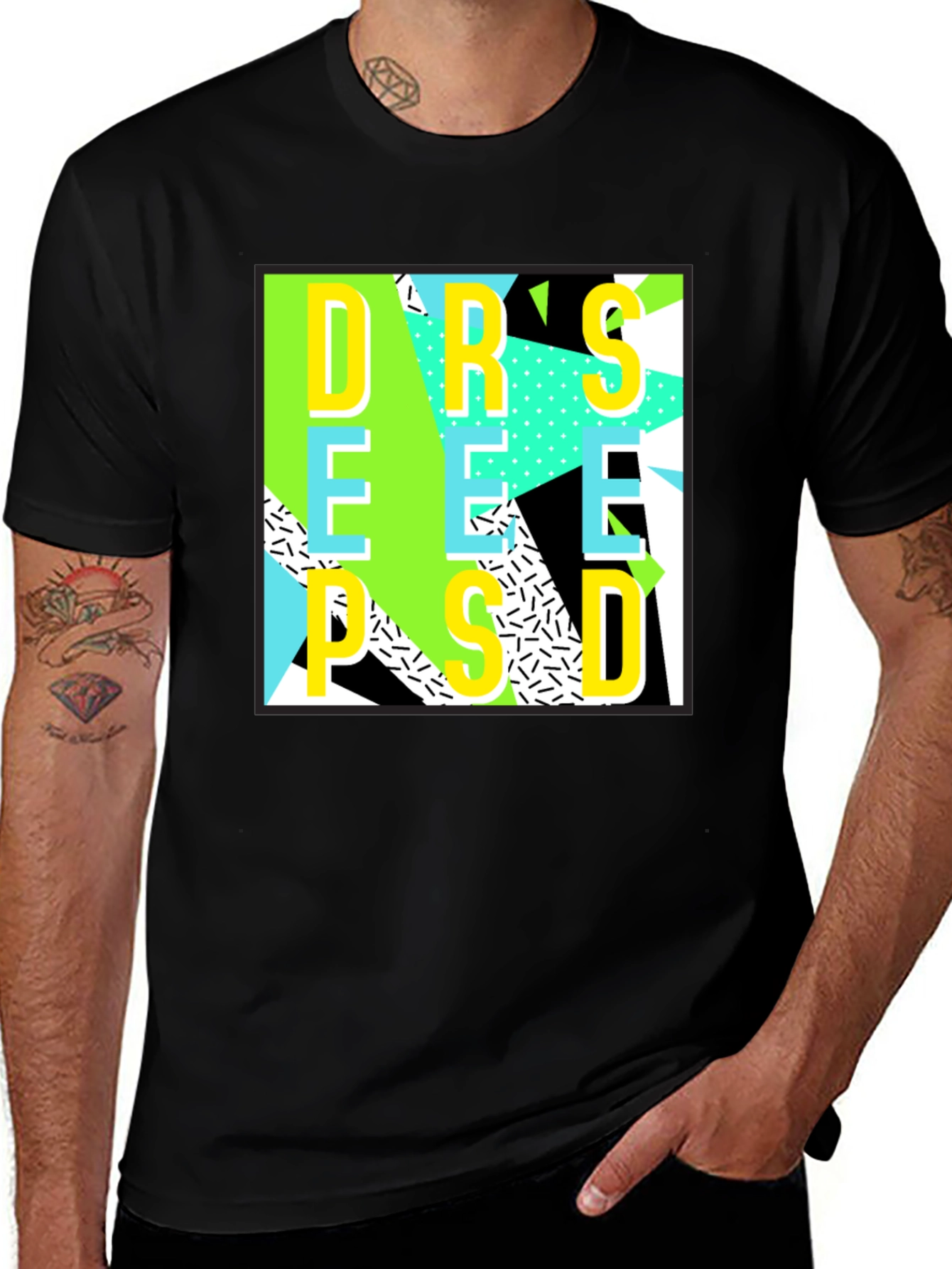 Variant 14 of Retro Graphic T-Shirt - Bold 80s Style