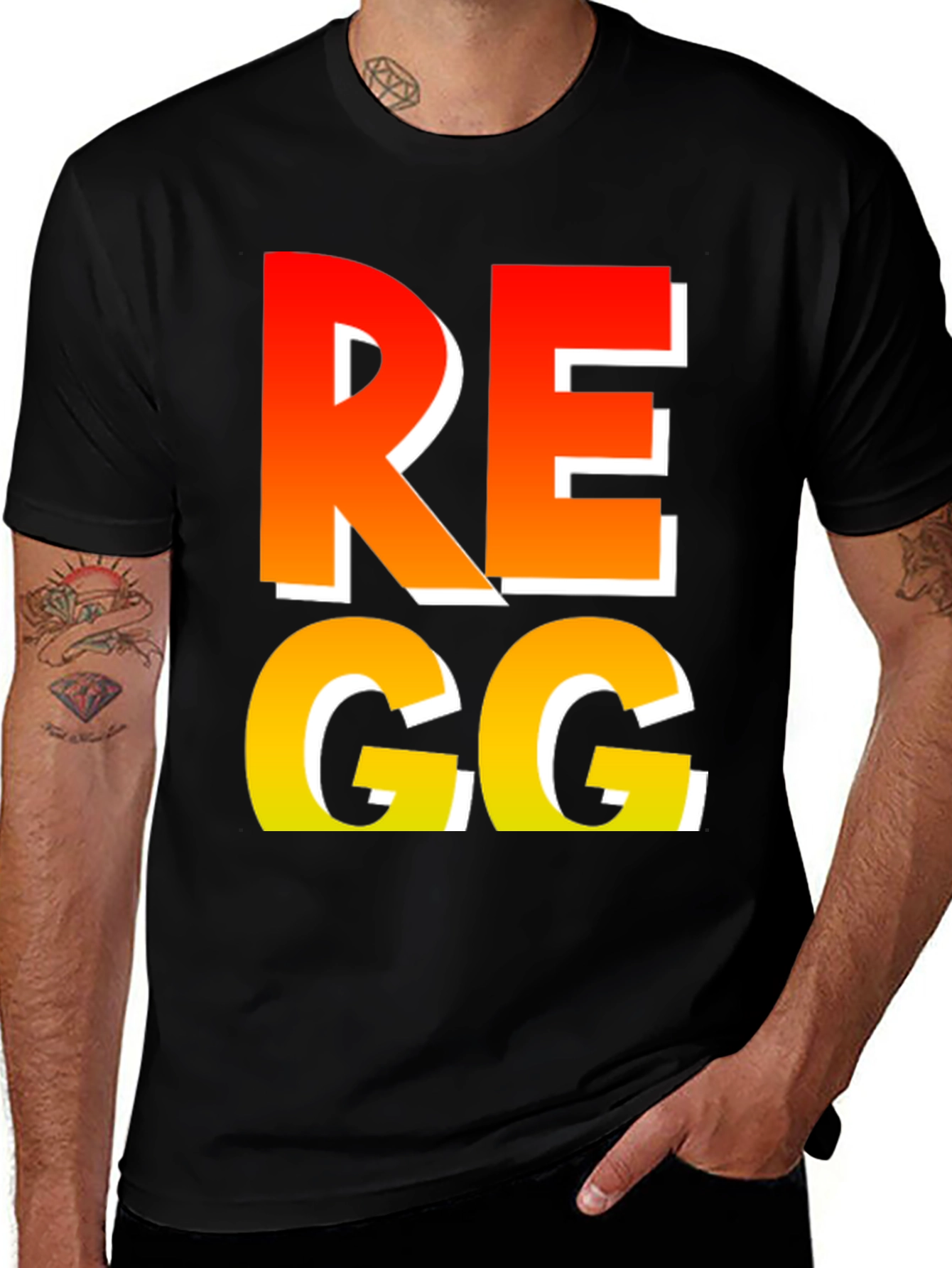 Variant 21 of RE GG Black T-Shirt