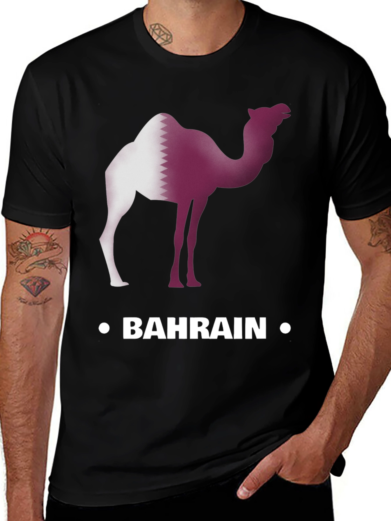 Bahrain Camel T-Shirt - Unique Graphic Tee