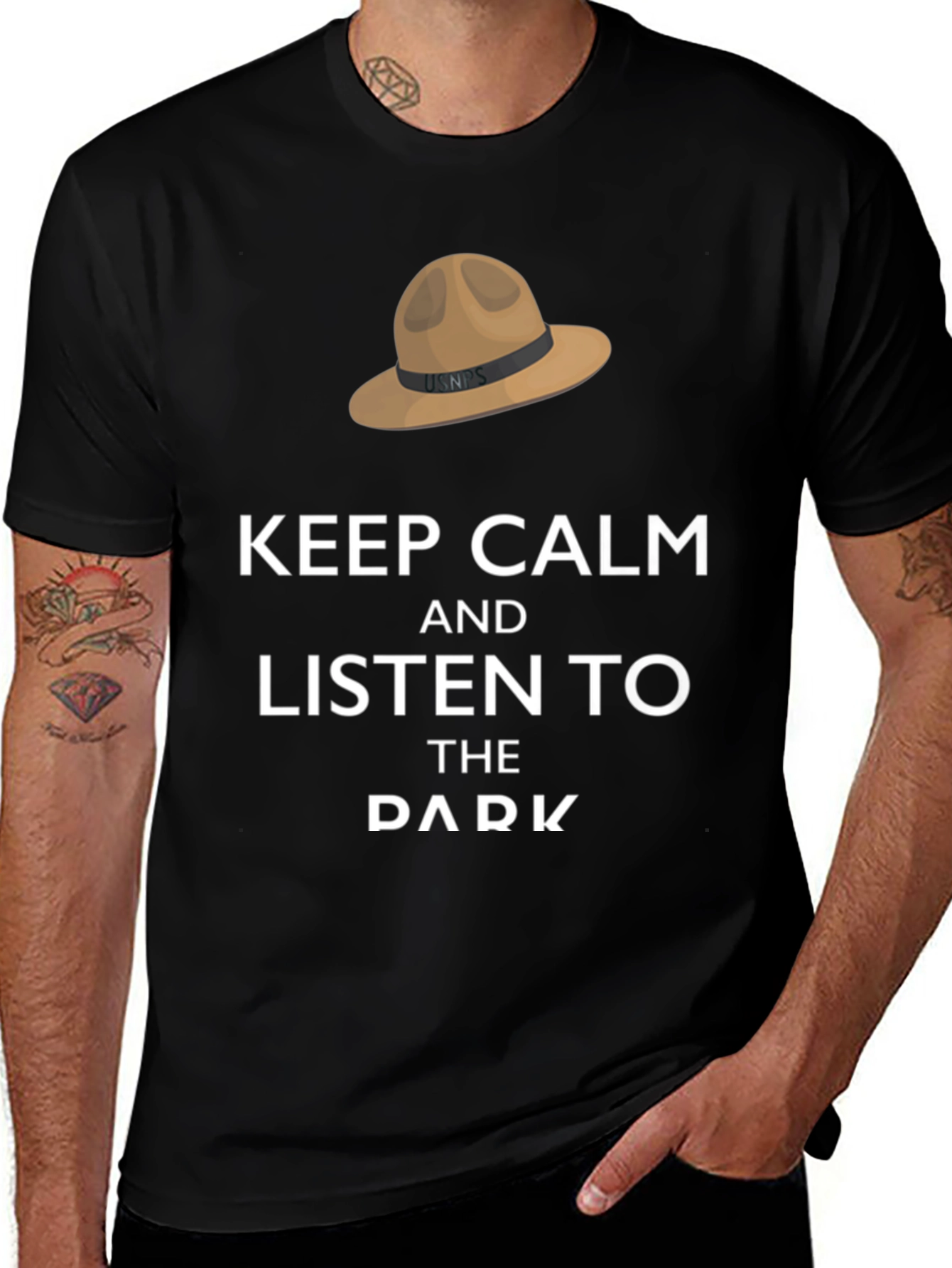 Variant 14 of Keep Calm & Listen to The Dark T-Shirt