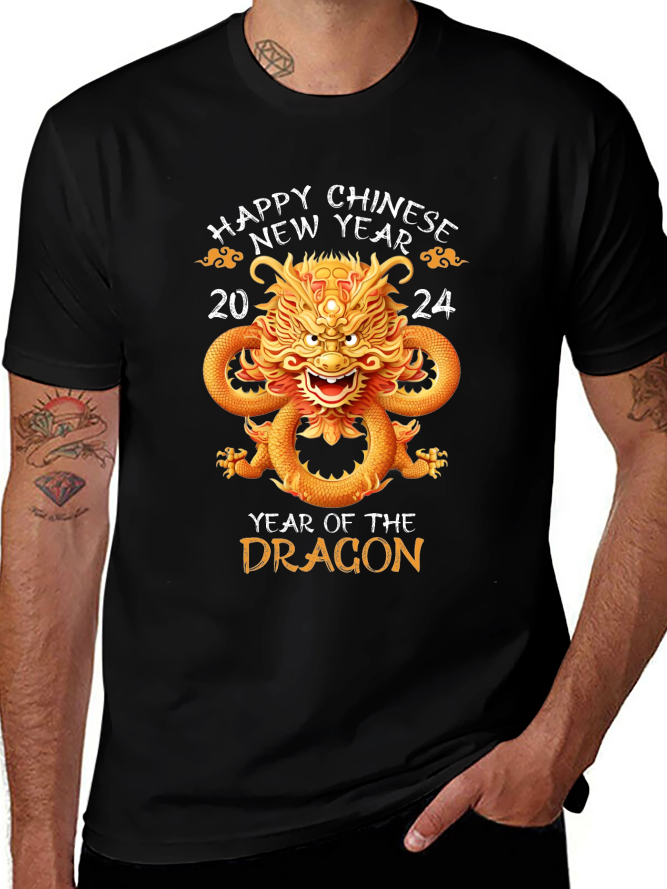 Happy Chinese New Year 2024 Dragon T-Shirt