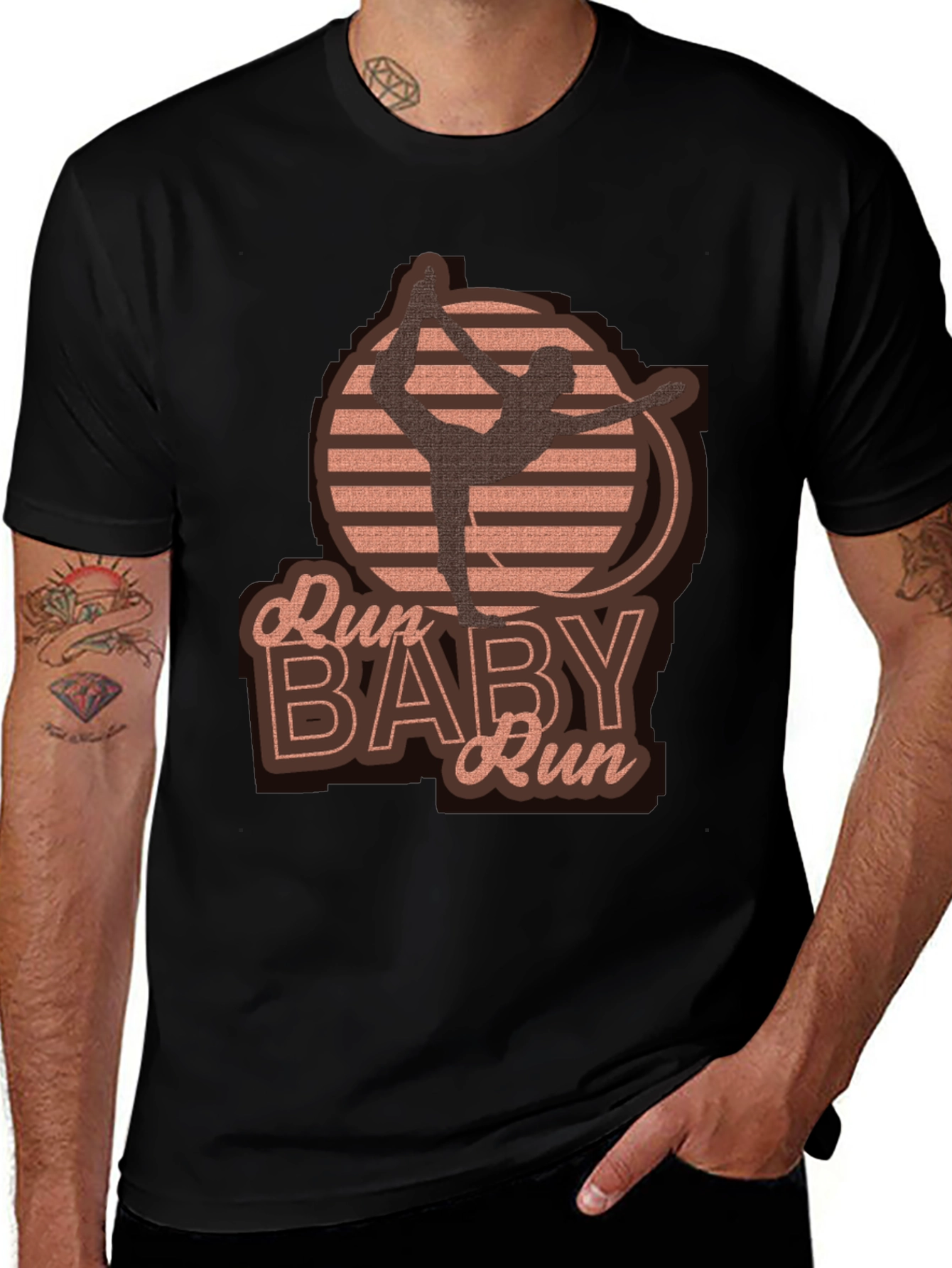 Variant 7 of Run Baby Run T-Shirt