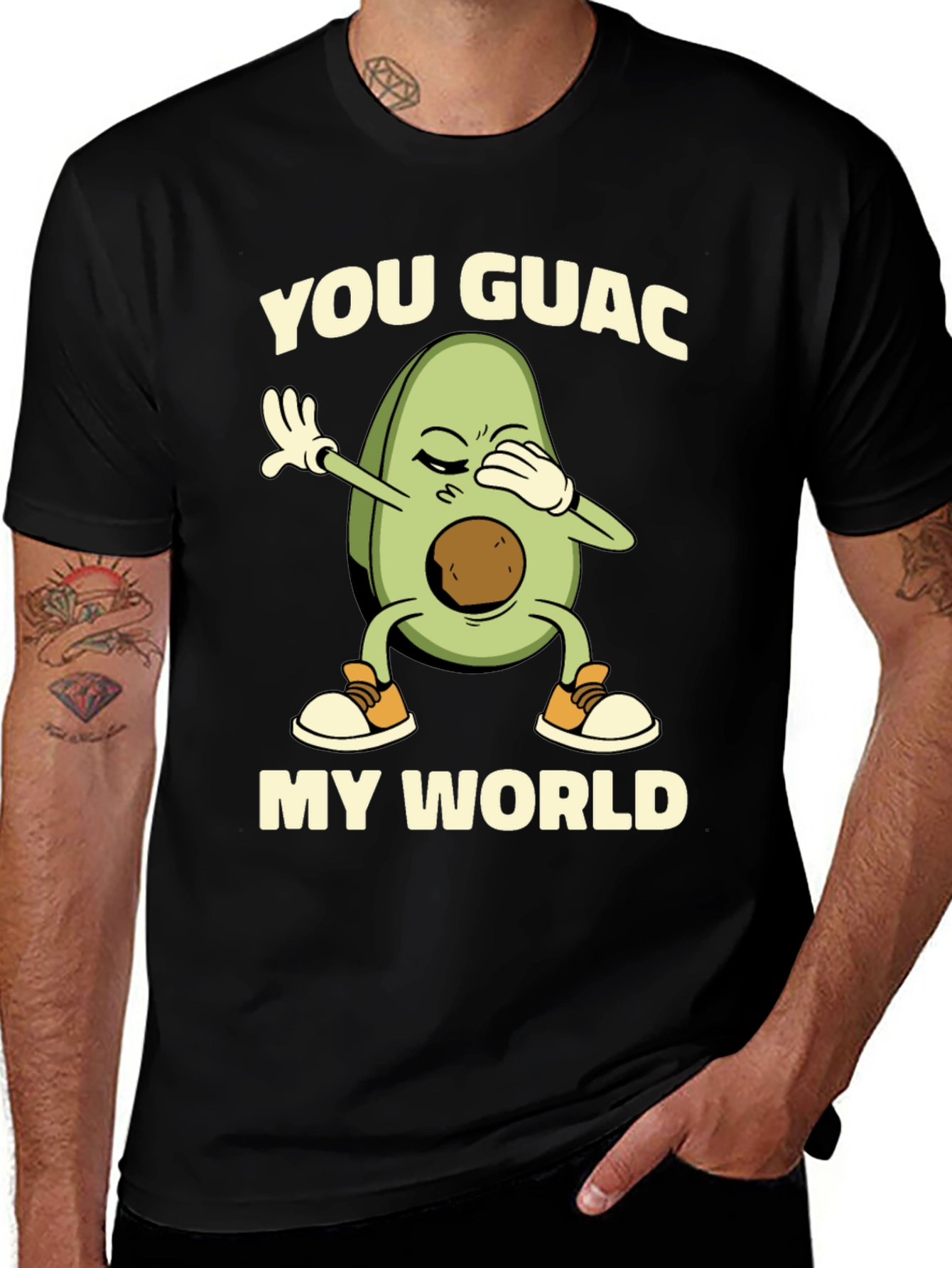 Variant 24 of You Guac My World Avocado Dabbing Graphic T-Shirt