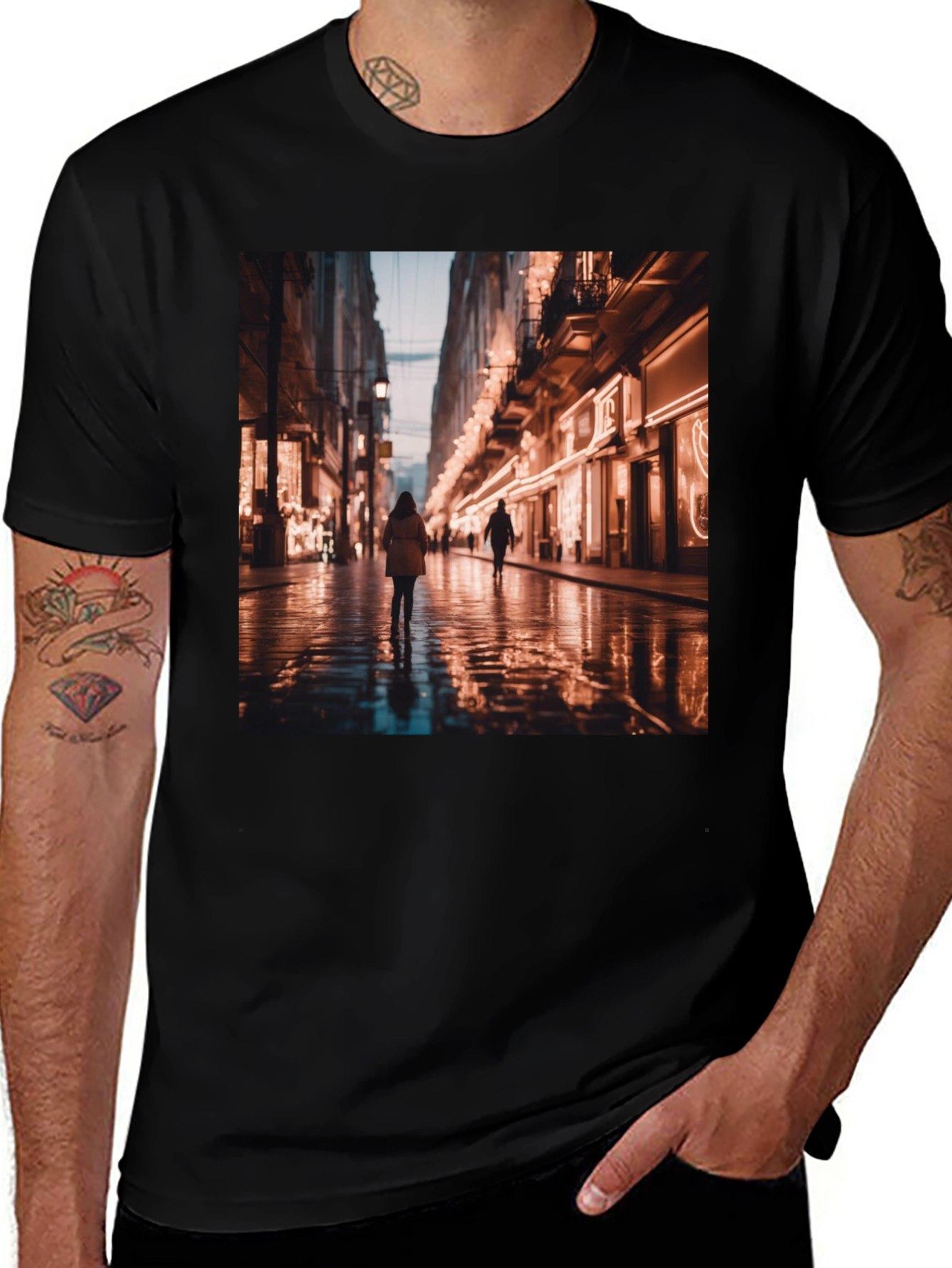 Variant 14 of Cityscape Graphic Tee