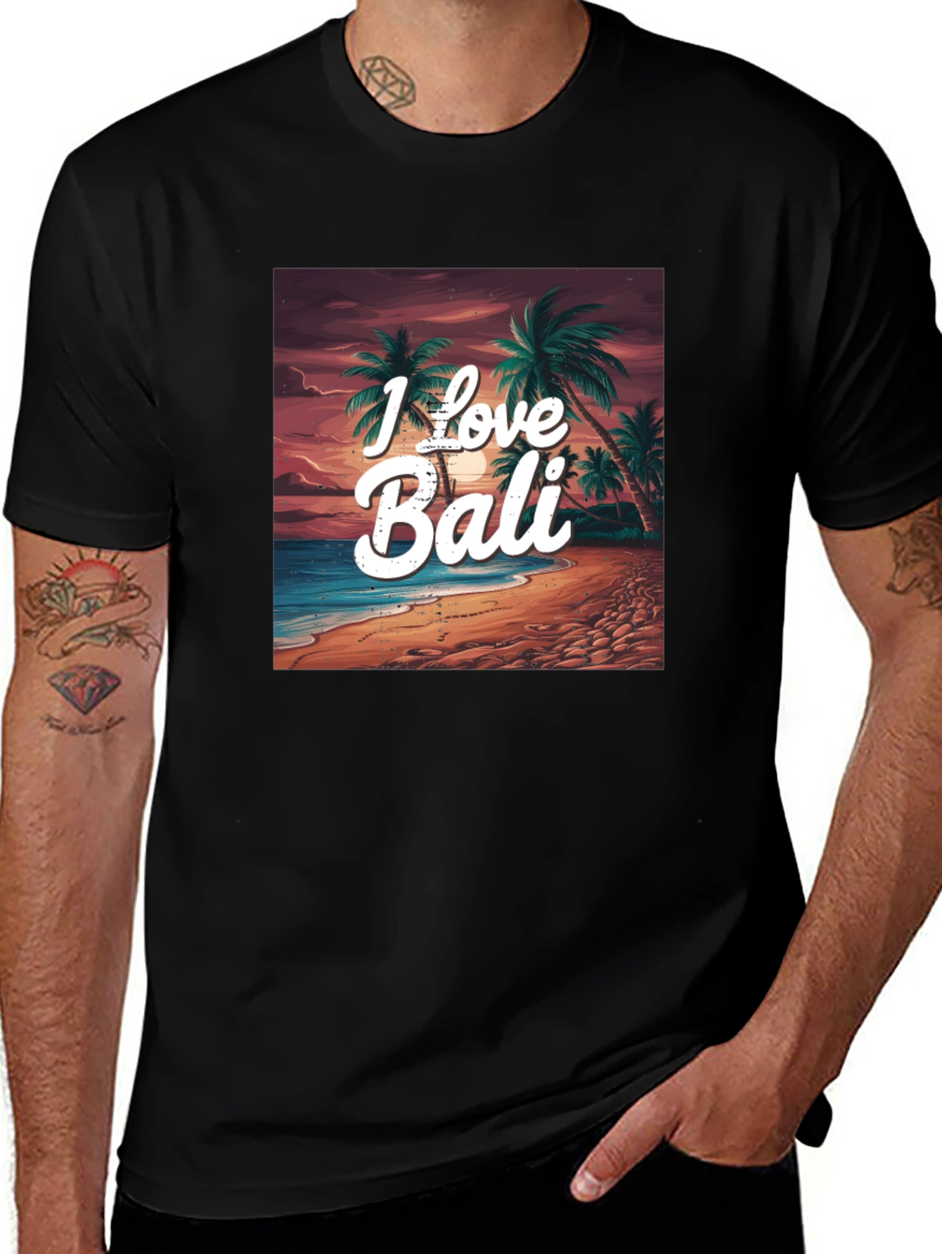I Love Bali Graphic Tee