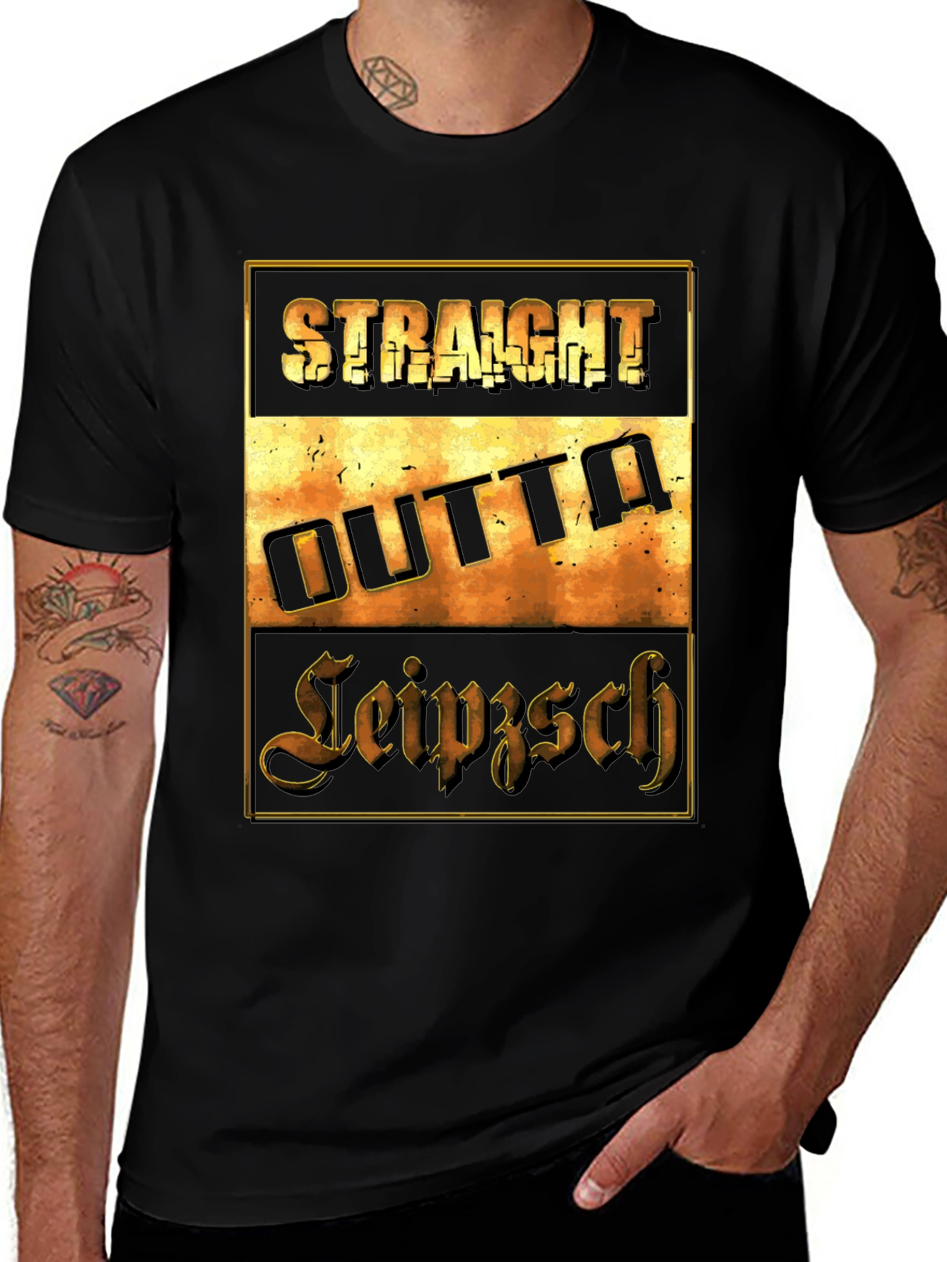Variant 25 of Straight Outta Leipzig Graphic Tee