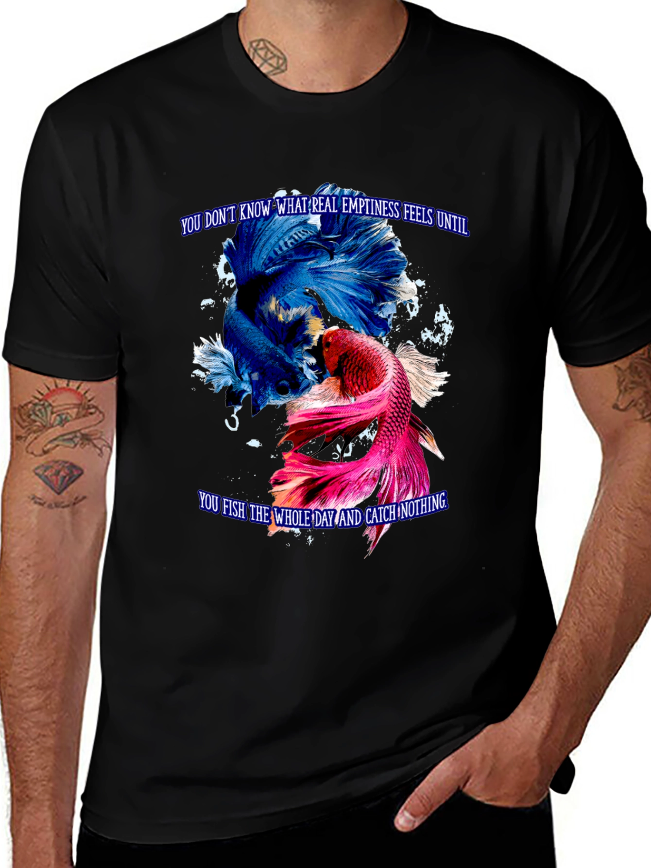 Variant 15 of Betta Fish Graphic T-Shirt