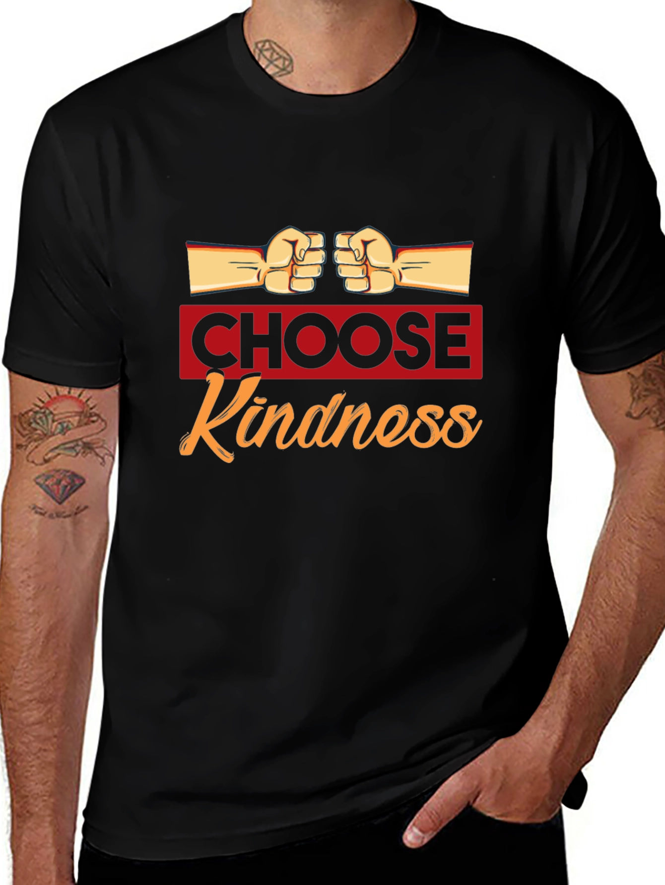 Variant 9 of Choose Kindness T-Shirt - Inspirational Graphic Tee