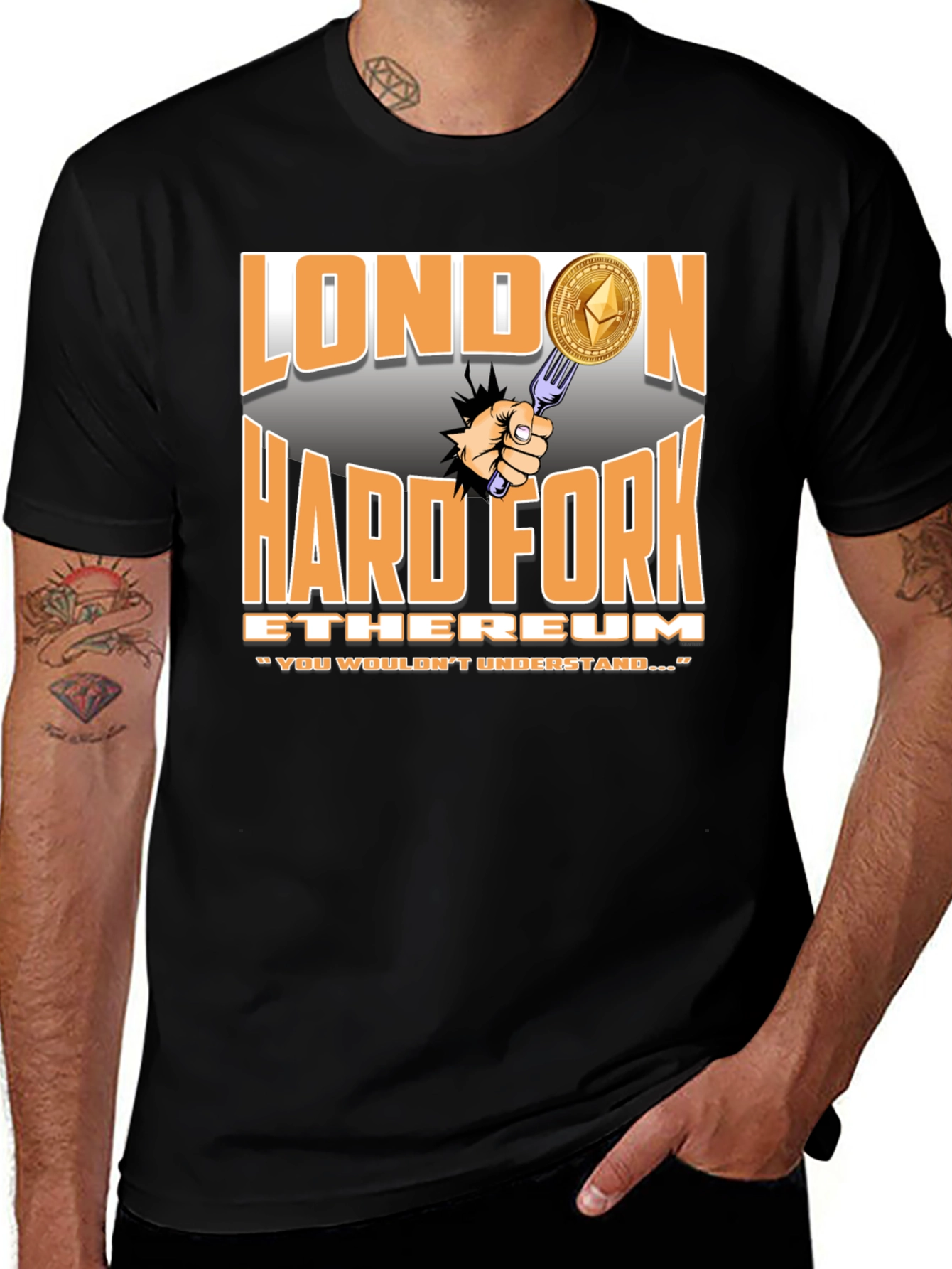 Variant 5 of London Hard Fork Ethereum T-Shirt