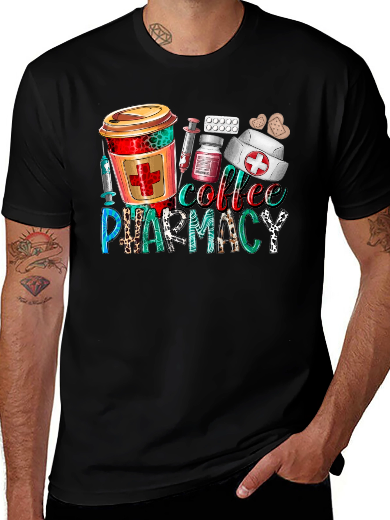 Variant 11 of I Love Coffee Pharmacy T-Shirt