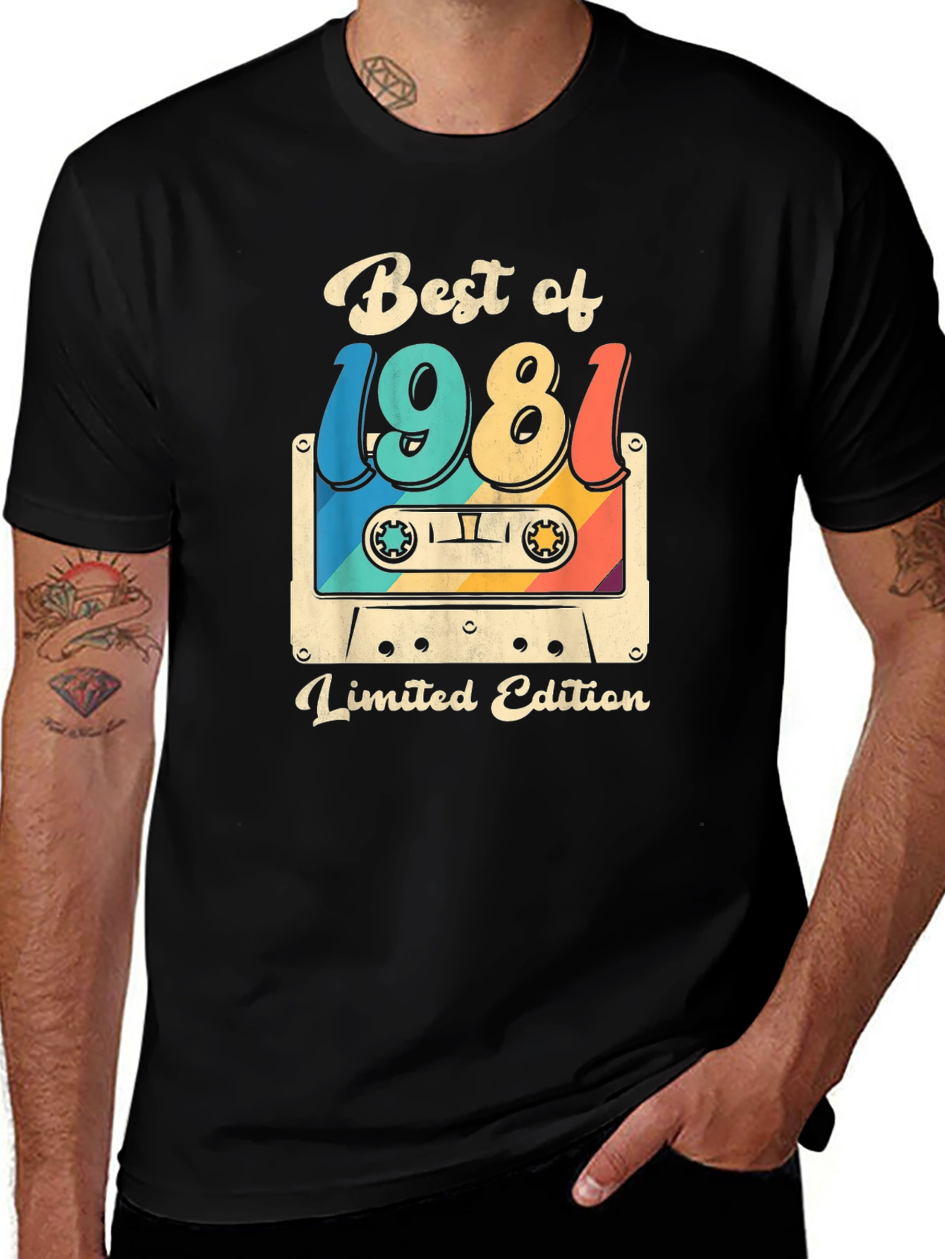 Variant 20 of Best of 1981 Retro Cassette T-Shirt