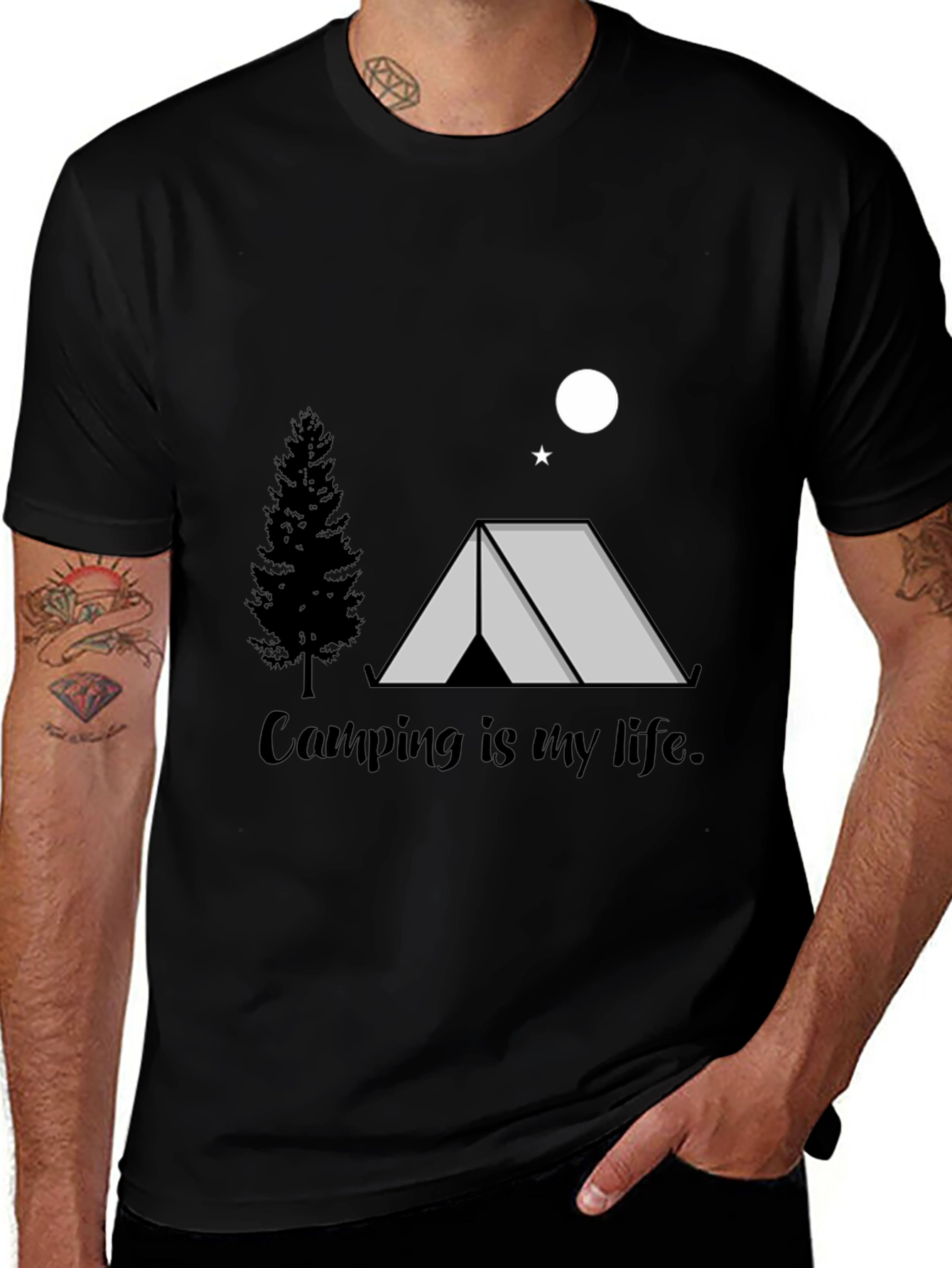 Variant 2 of Camping is My Life T-Shirt