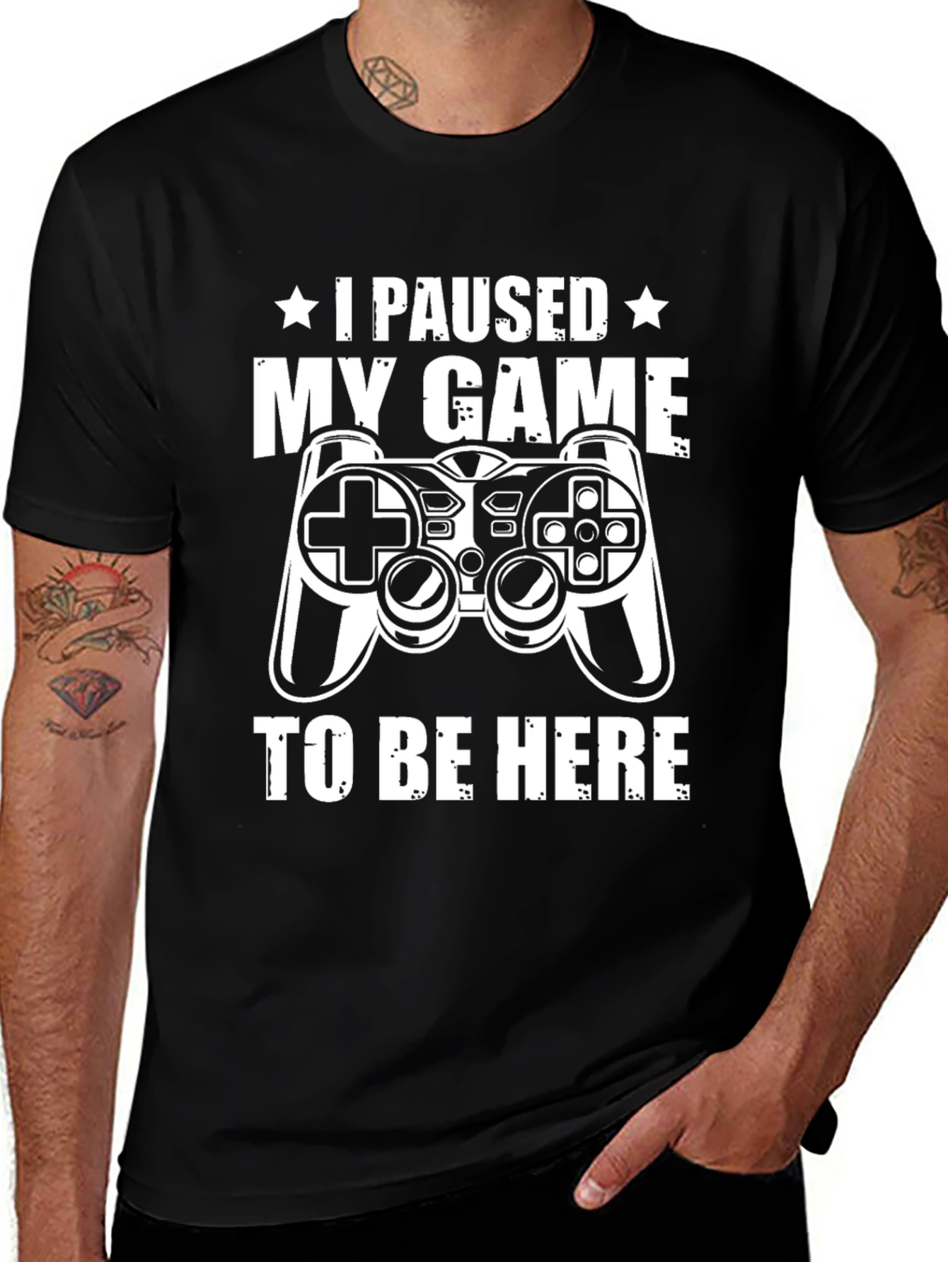 Variant 25 of Gamer Tee: I Paused My Game T-Shirt