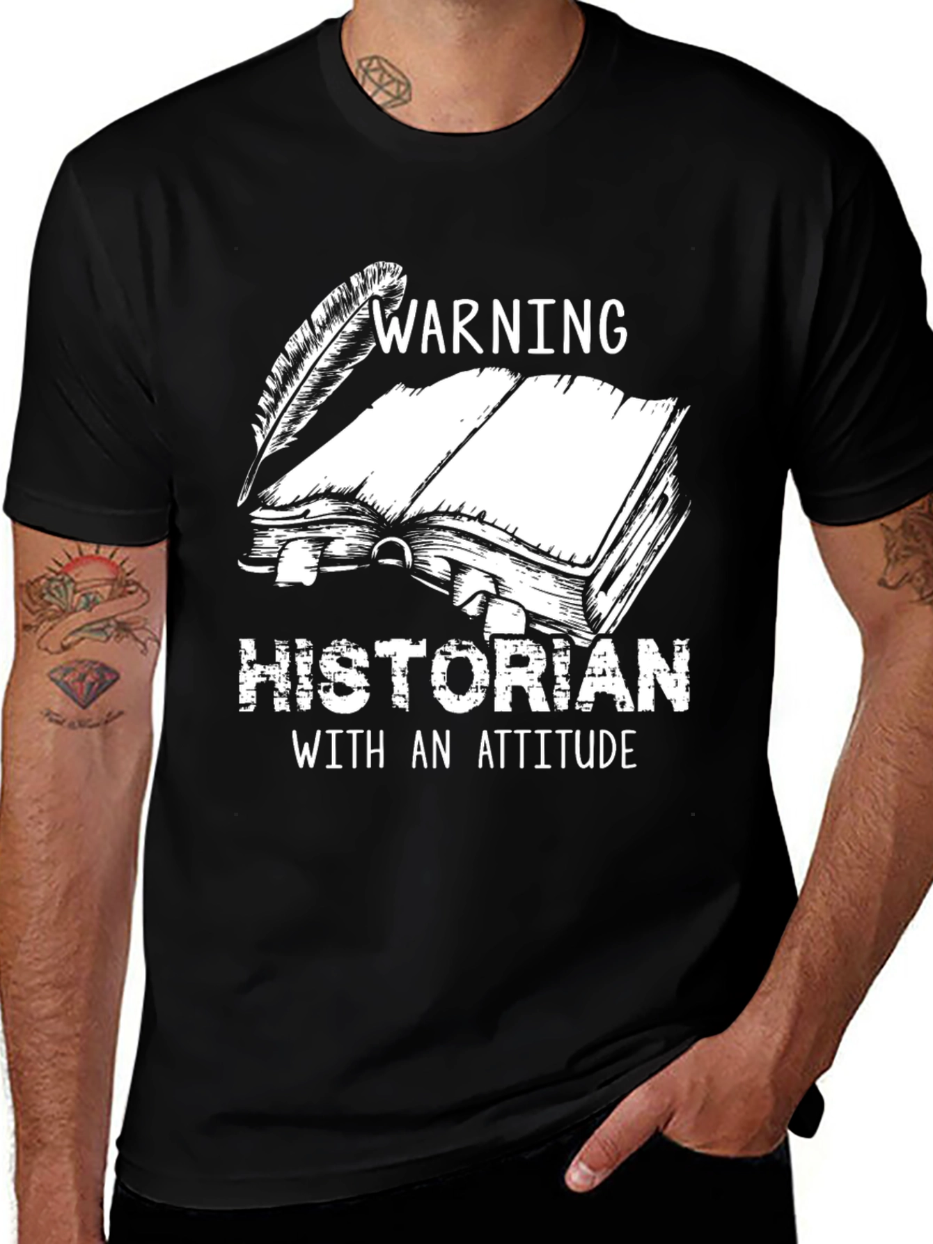 Historian With Attitude Graphic Tee