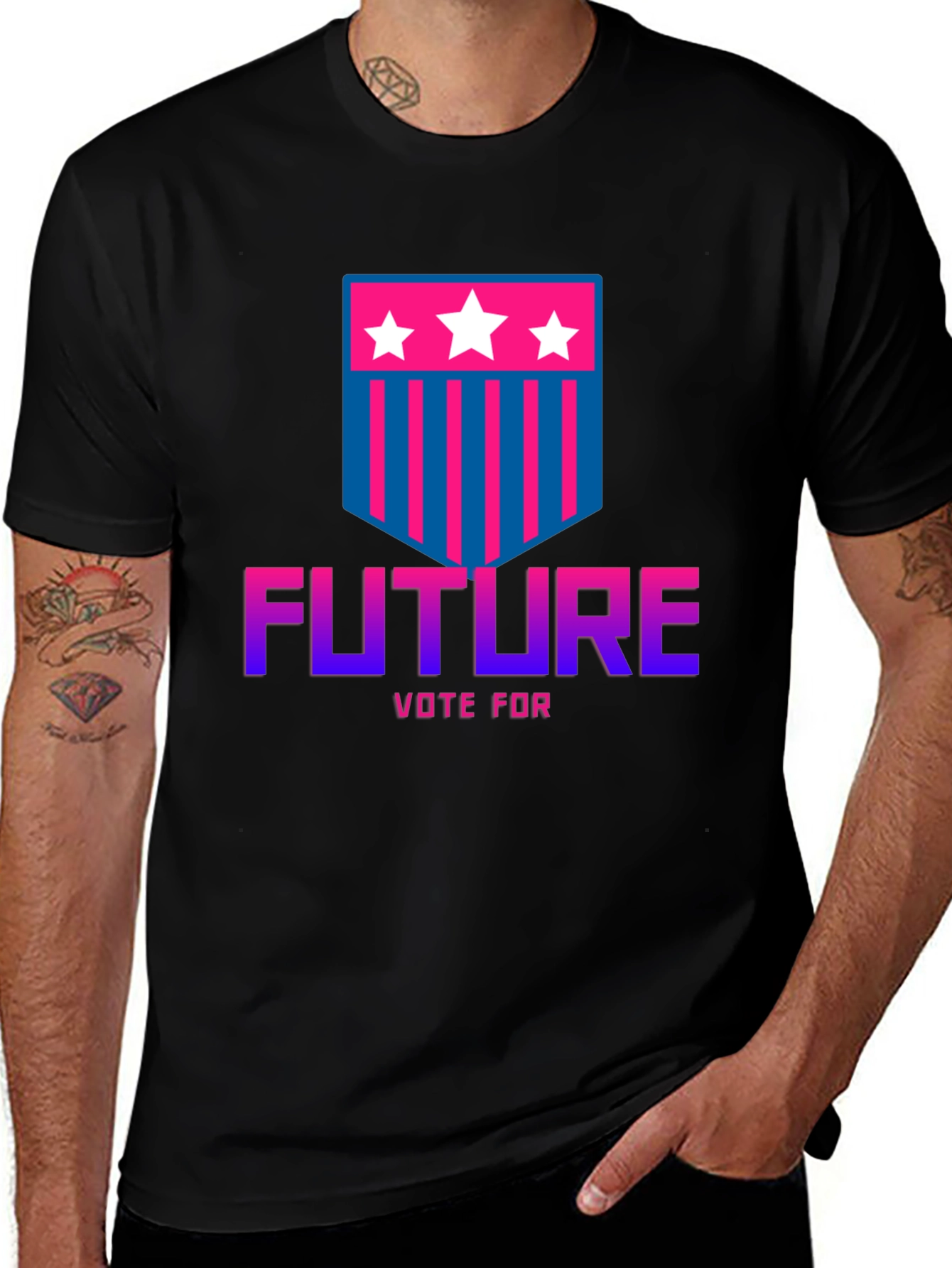 Variant 28 of Future Vote Graphic T-Shirt - Patriotic Design