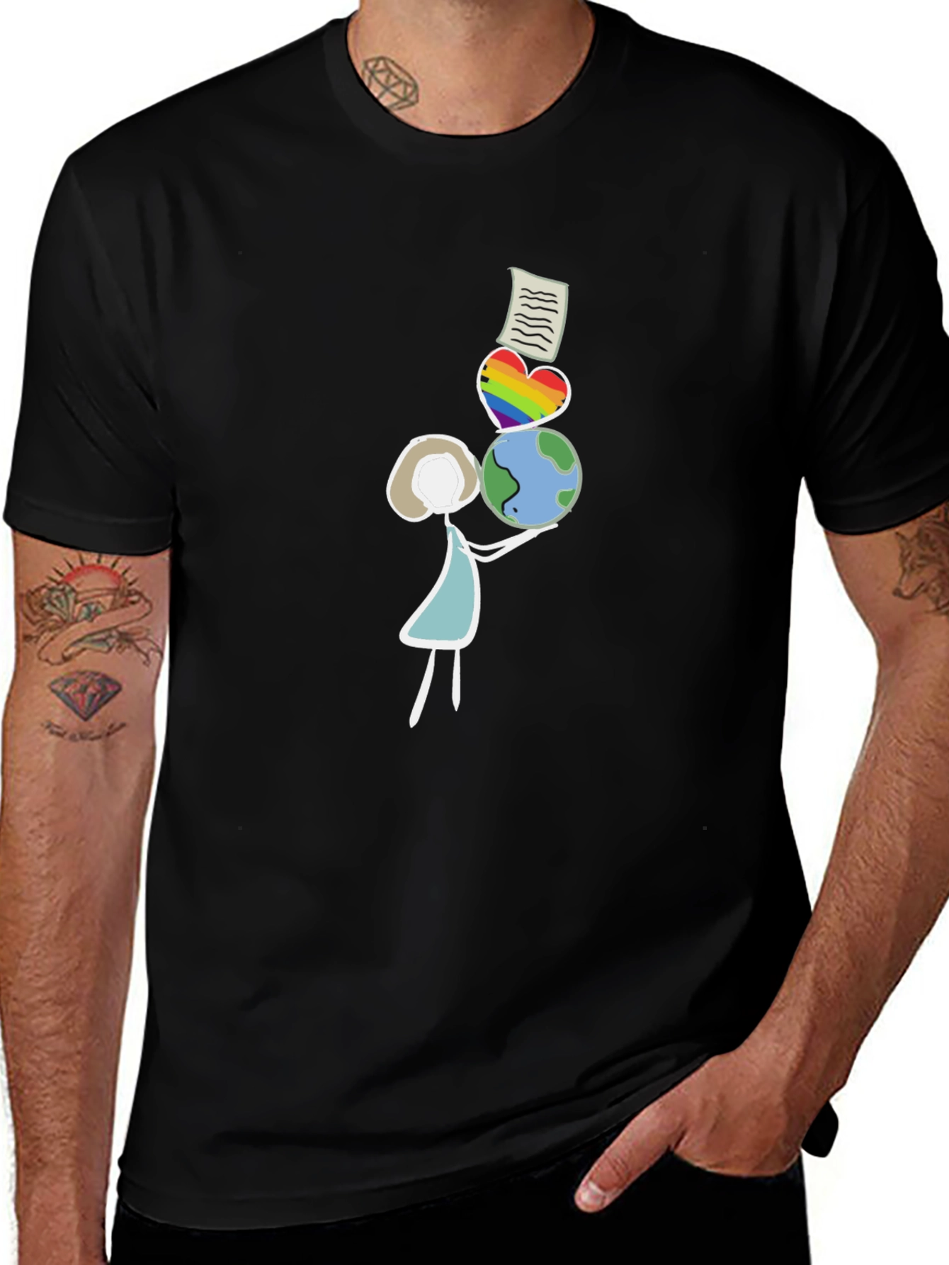 Variant 26 of Inclusive World T-Shirt