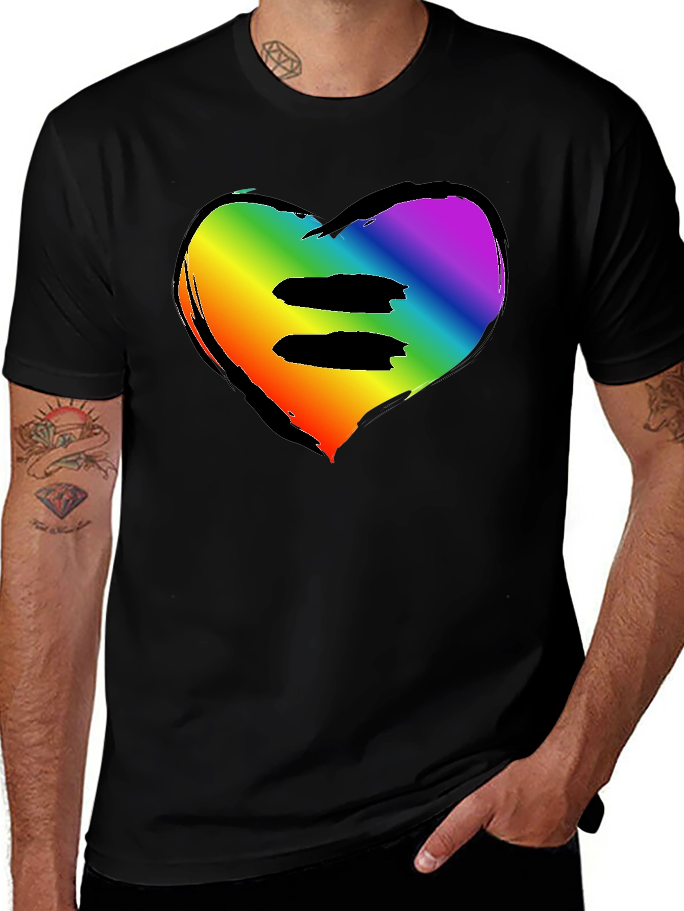 Variant 17 of Equality Heart Pride T-Shirt