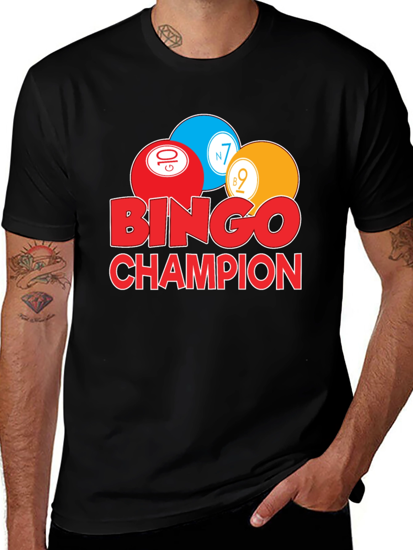 Variant 12 of Bingo Champion Graphic T-Shirt