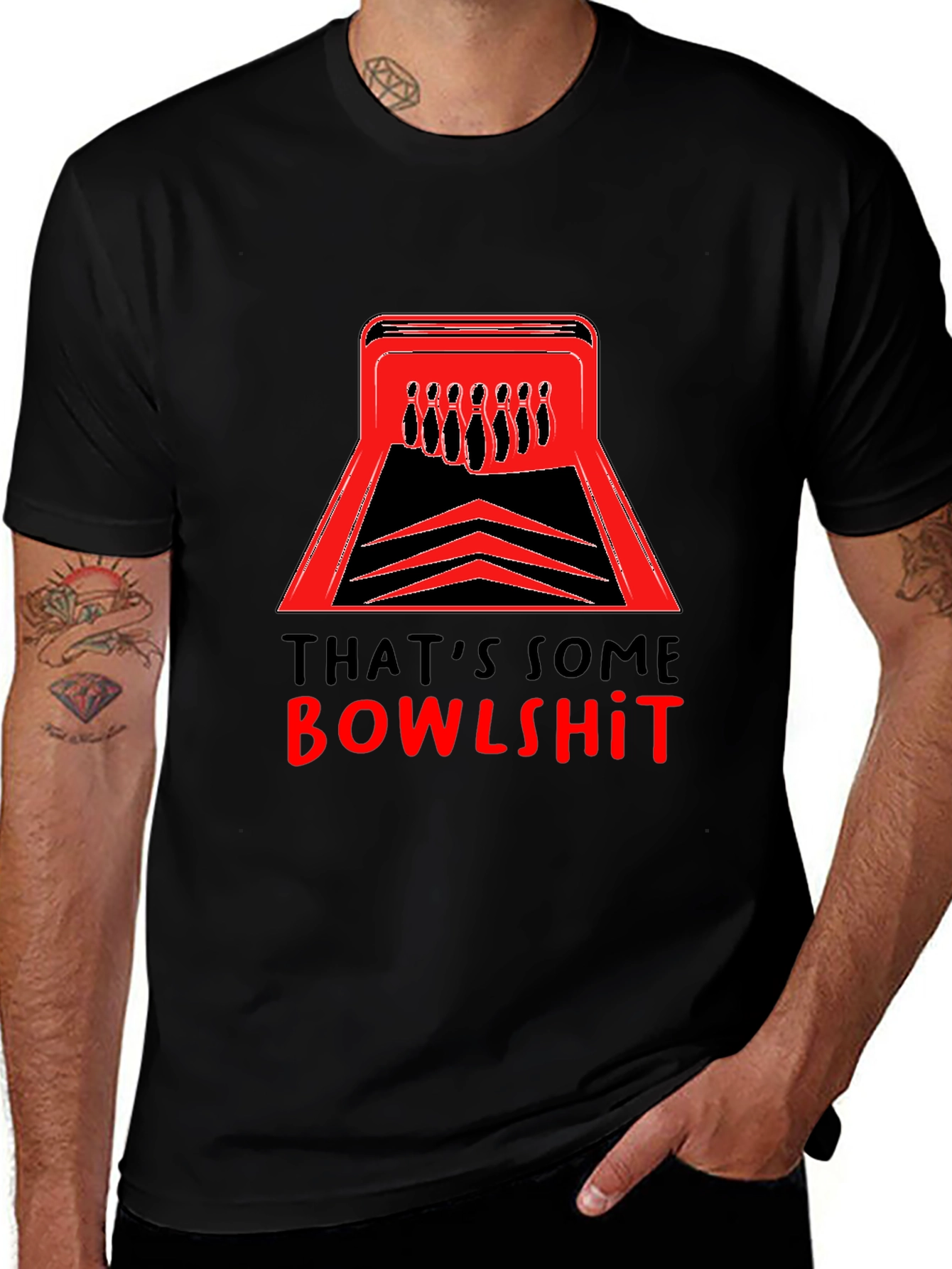 Variant 18 of That's Some Bowlshit Graphic T-Shirt
