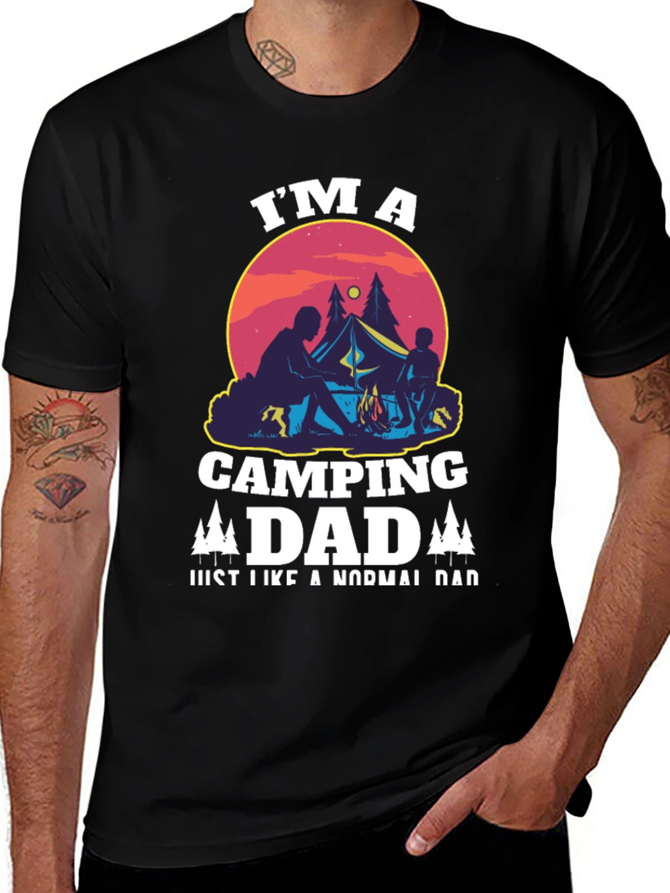 Variant 4 of Camping Dad T-Shirt