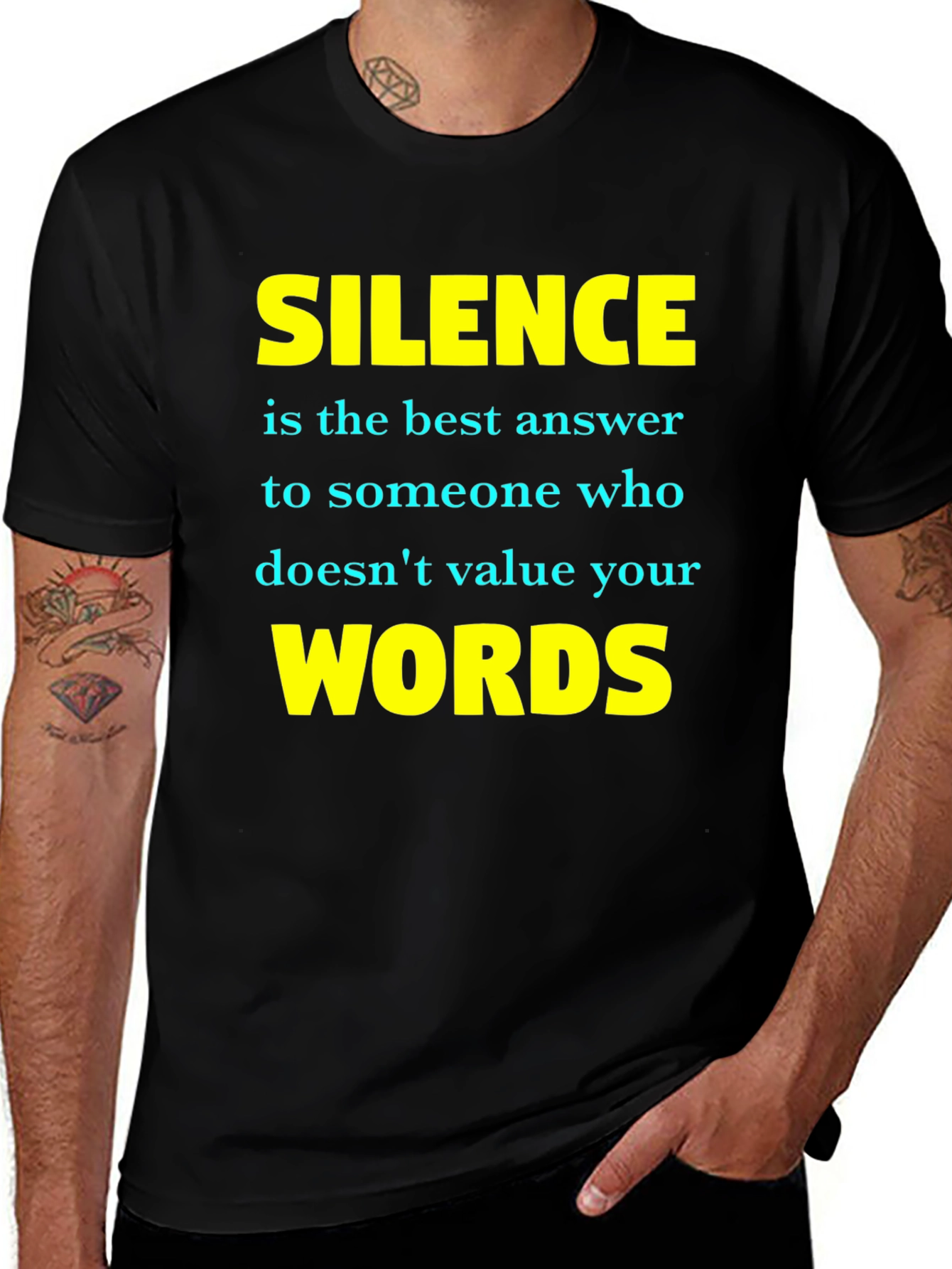 Variant 13 of Silence is the Best Answer Graphic Tee
