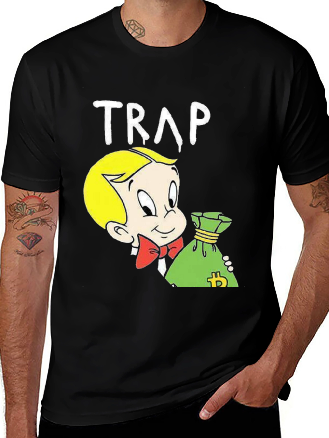 Variant 13 of Trap Cartoon Character Graphic Tee