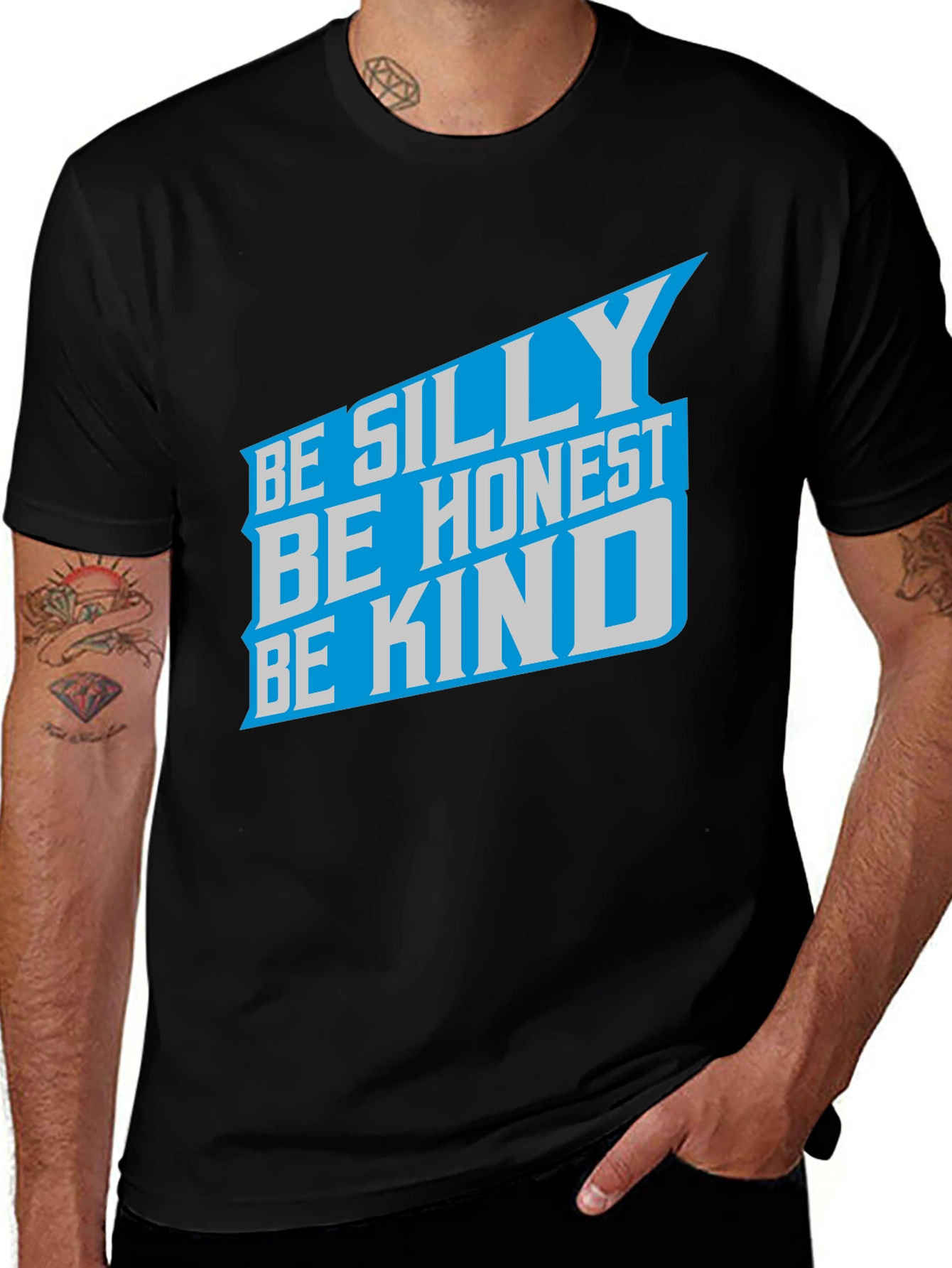Variant 2 of Be Silly, Be Honest, Be Kind Graphic Tee