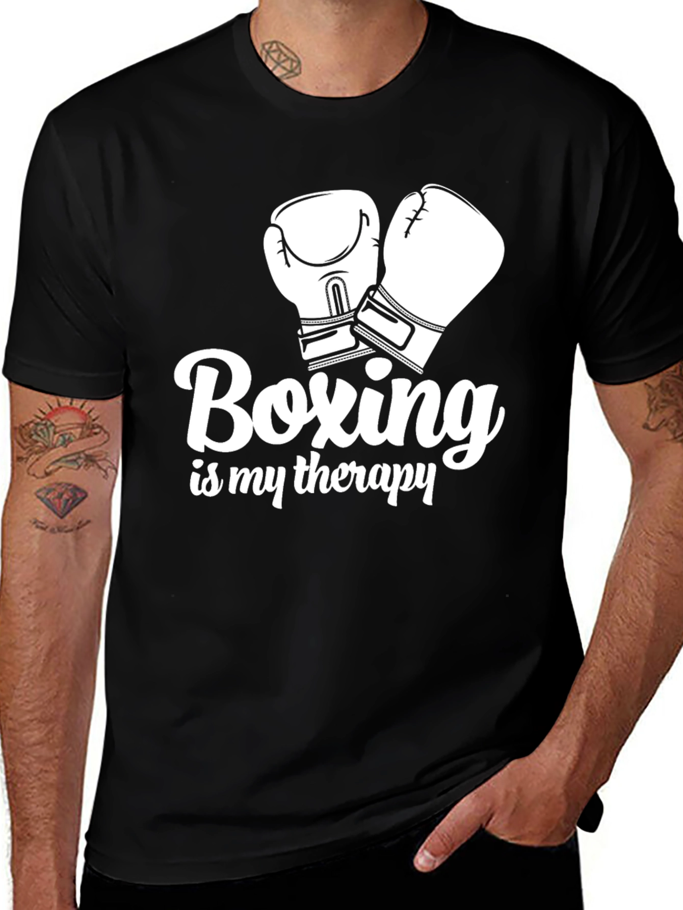 Boxing is My Therapy T-Shirt