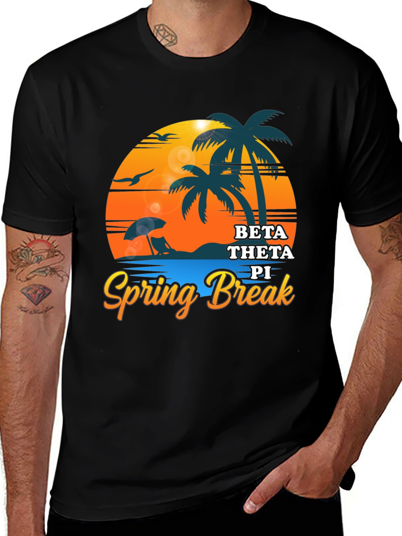 Variant 28 of Beta Theta Pi Spring Break T-Shirt