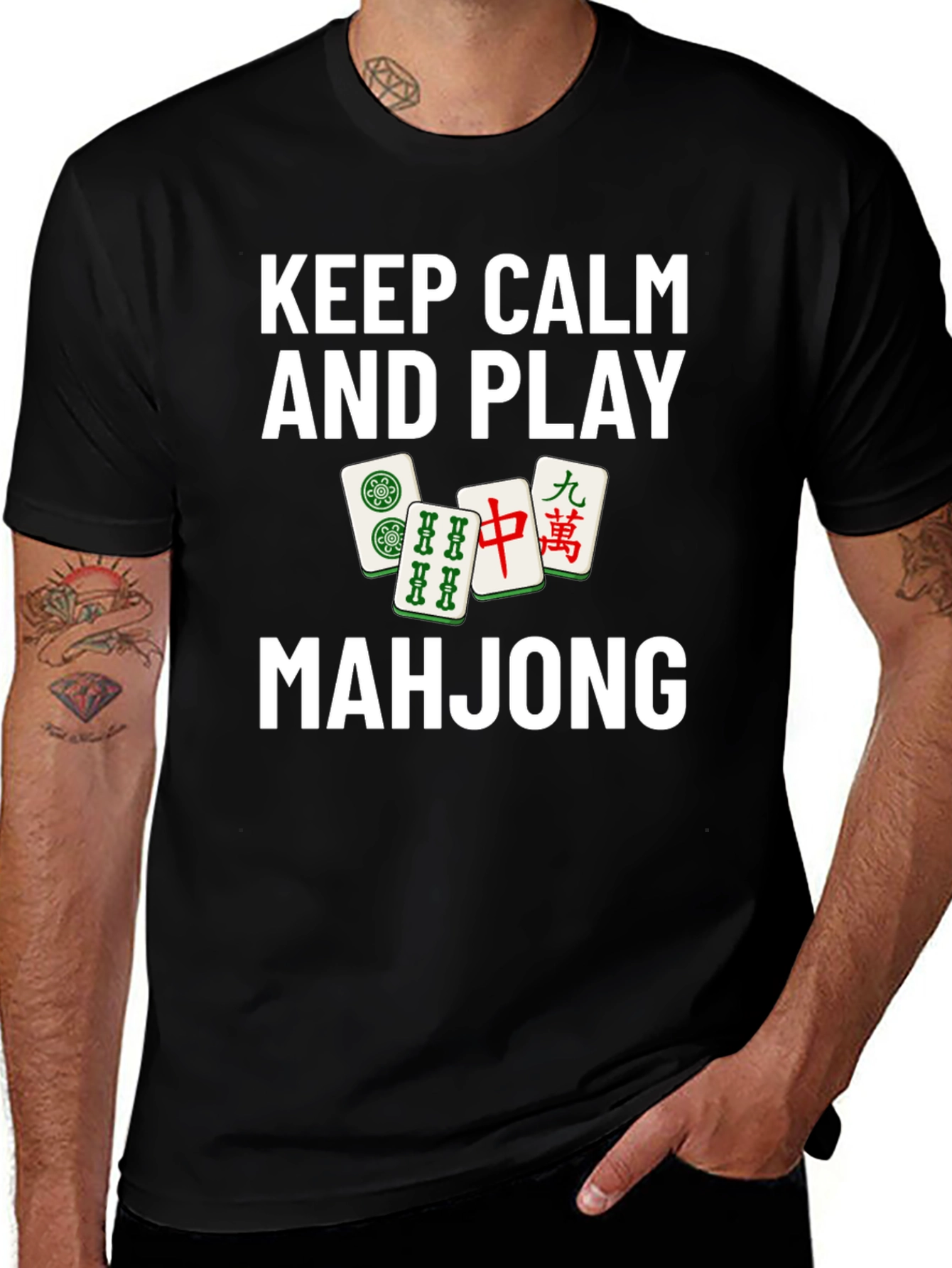 Keep Calm and Play Mahjong T-Shirt