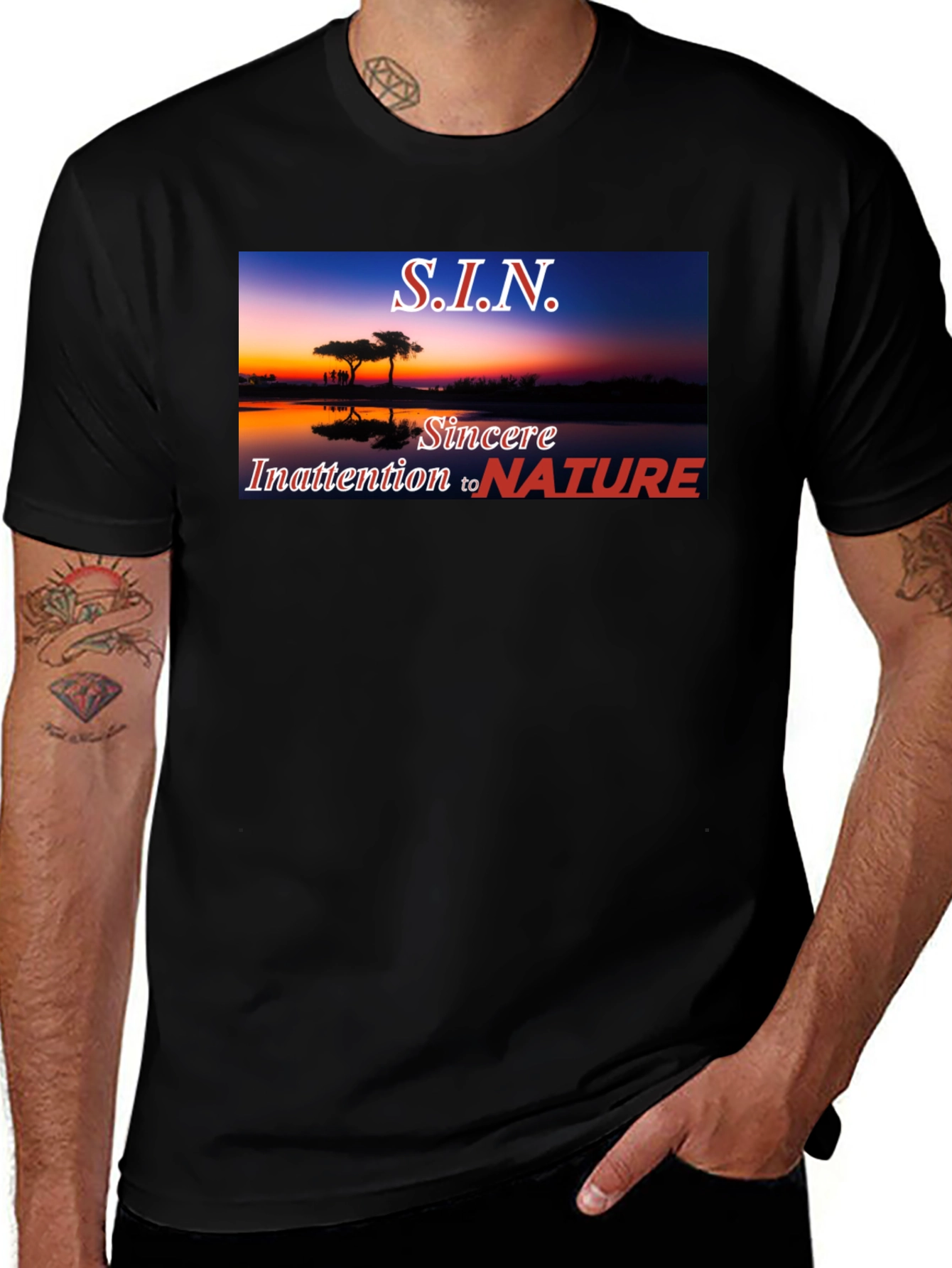 Variant 5 of S.I.N. Nature Graphic Tee