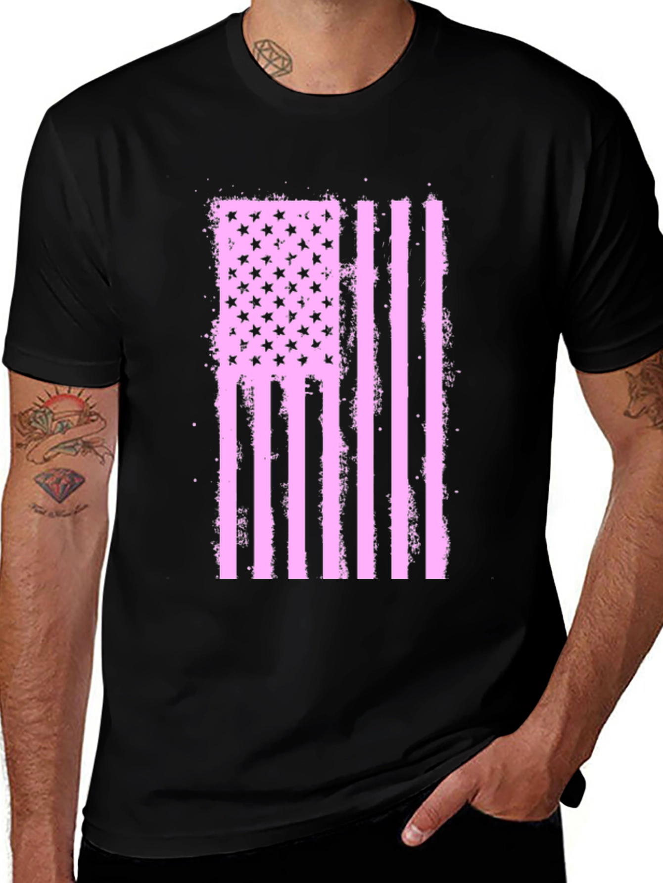 American Flag Graphic T-Shirt - Patriotic Style
