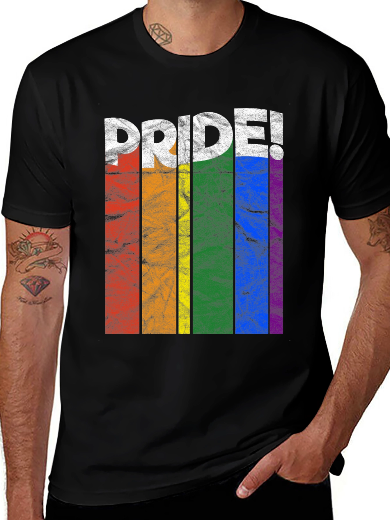 Variant 18 of Pride Rainbow Graphic Tee