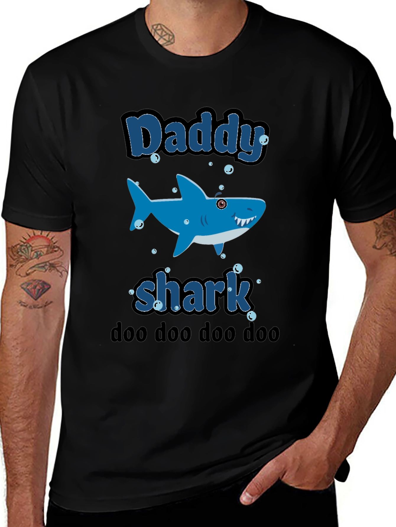 Variant 12 of Daddy Shark Graphic Tee - Doo Doo Doo