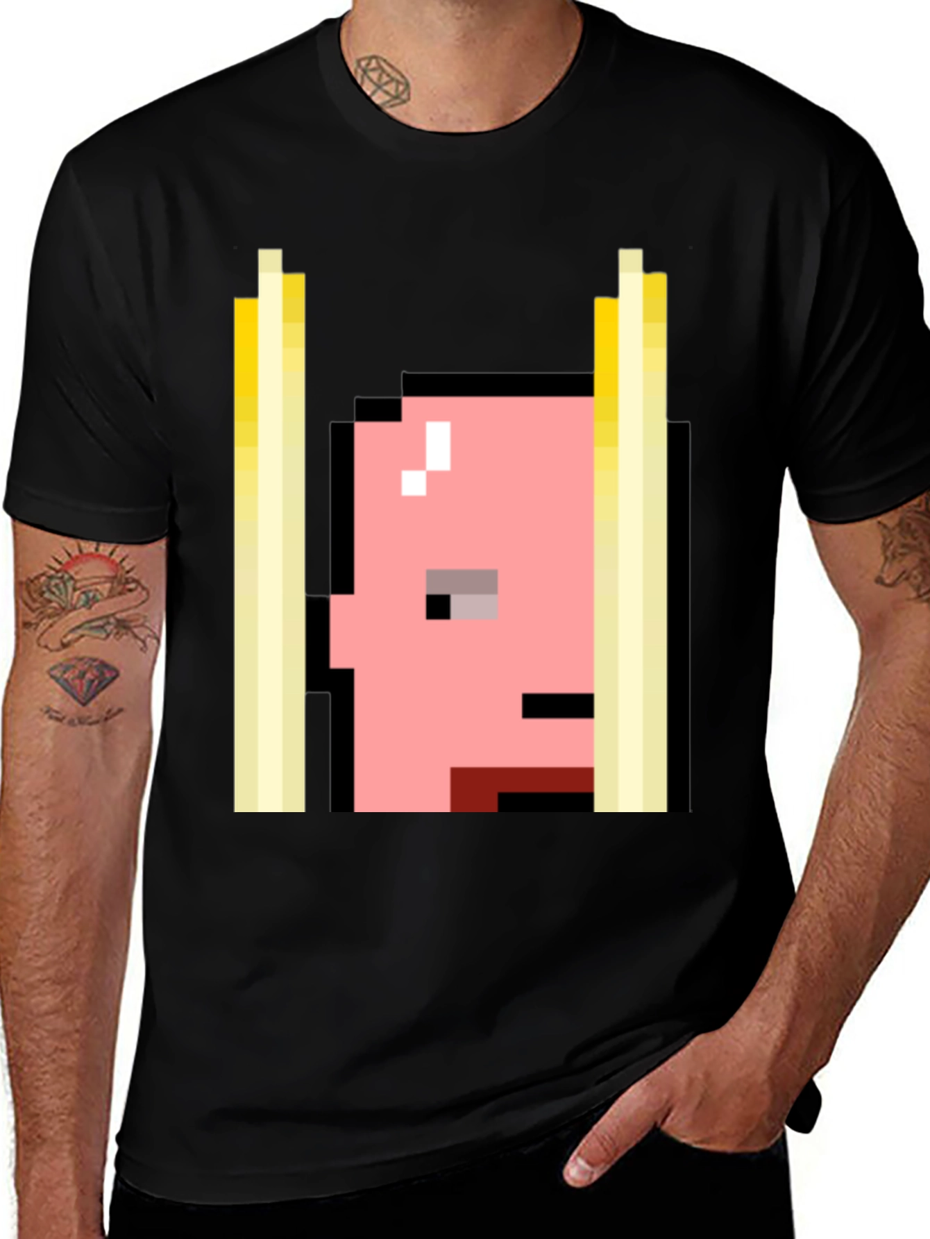 Variant 25 of Pixelated Prisoner T-Shirt