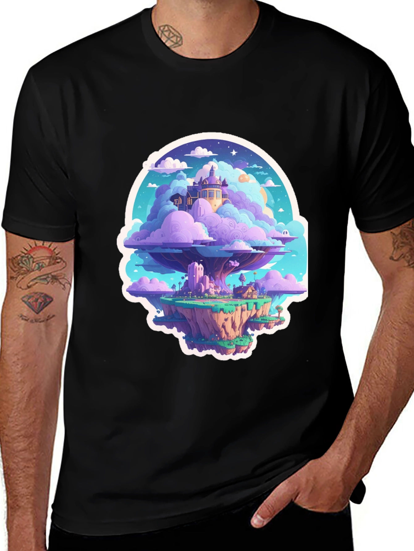 Variant 18 of Fantasy Island Tee: Cloud Kingdom Graphic T-Shirt