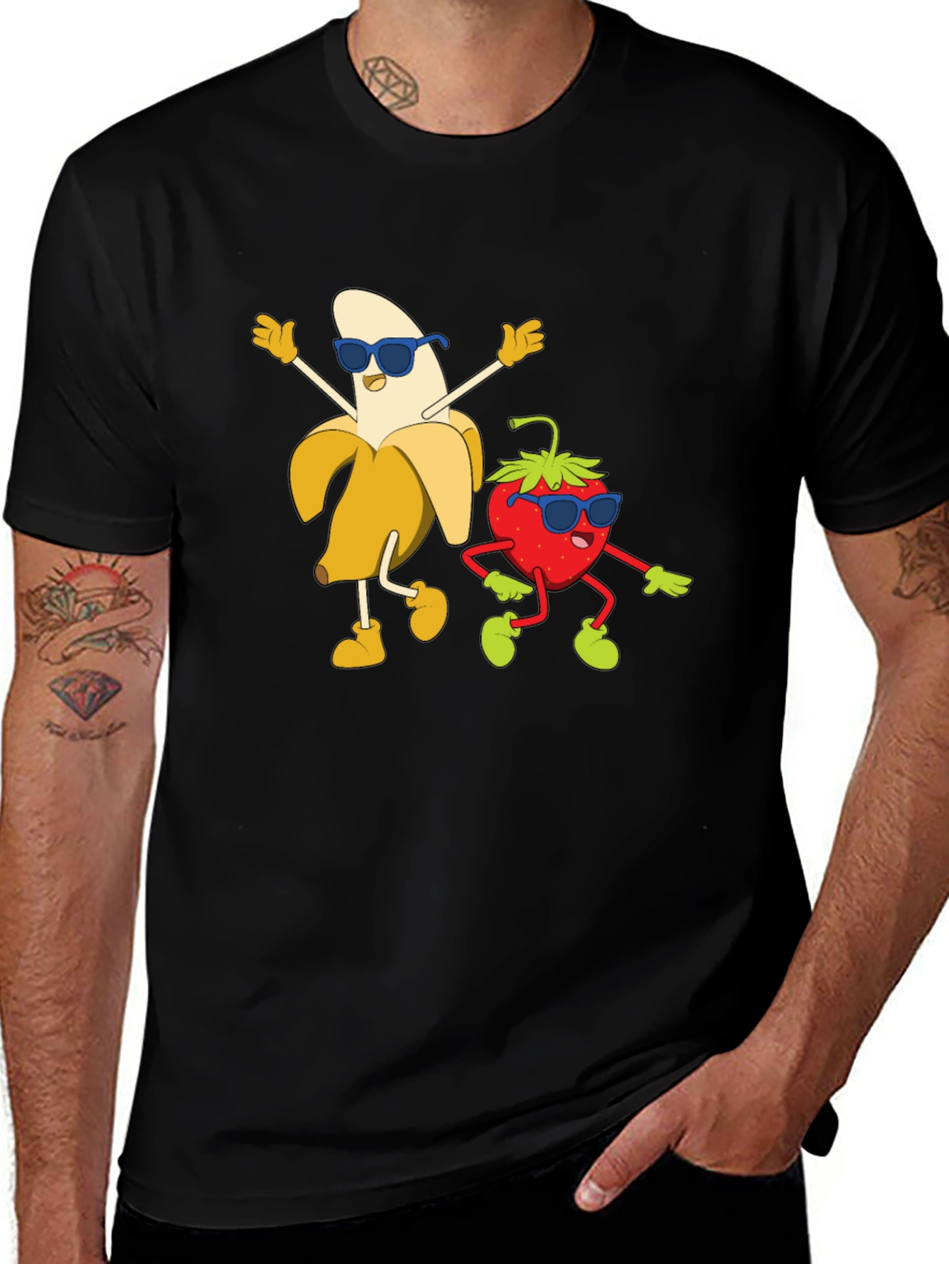 Funny Fruit Dance Graphic Tee