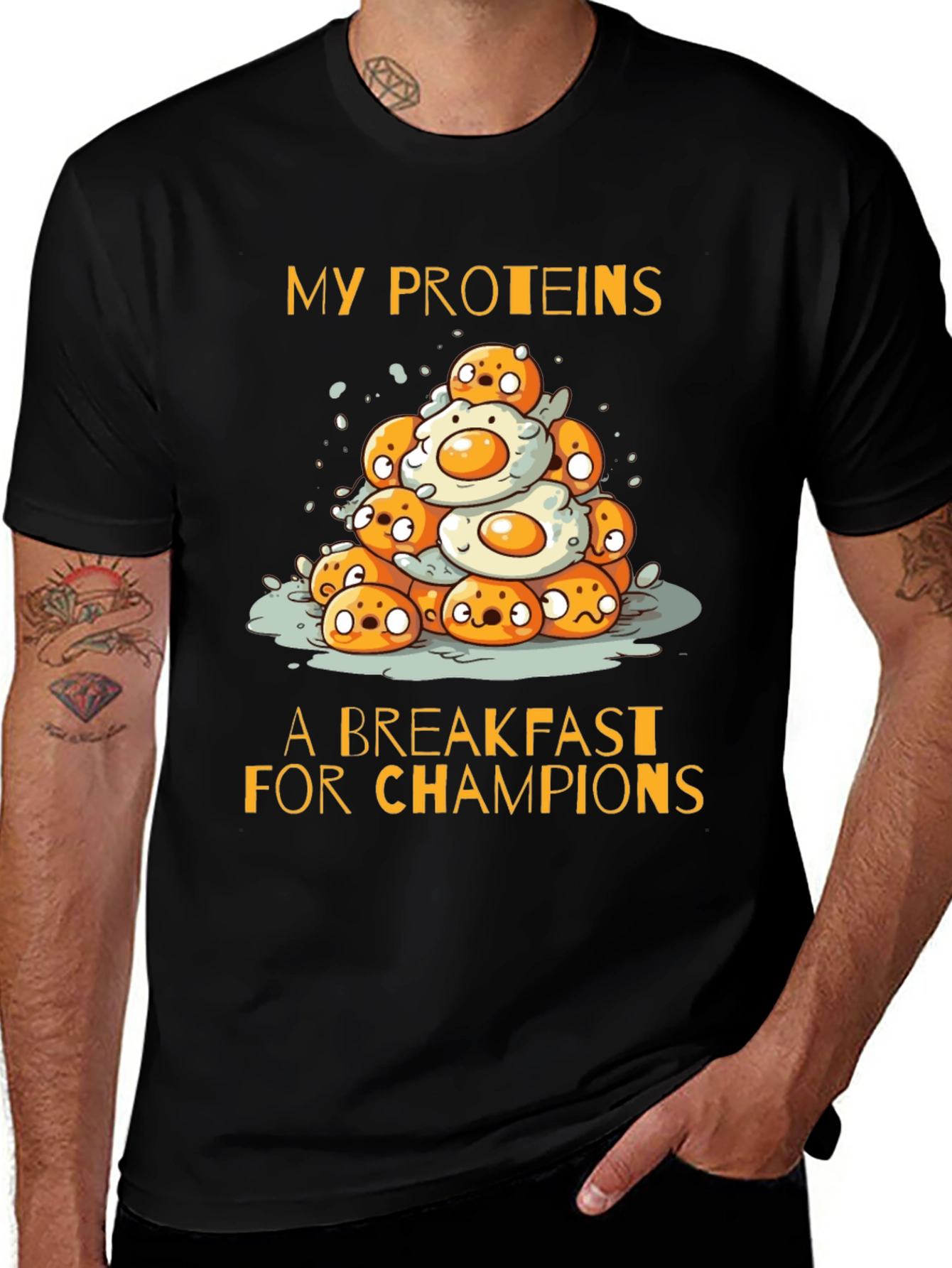 Variant 2 of My Proteins: Breakfast Champion T-Shirt
