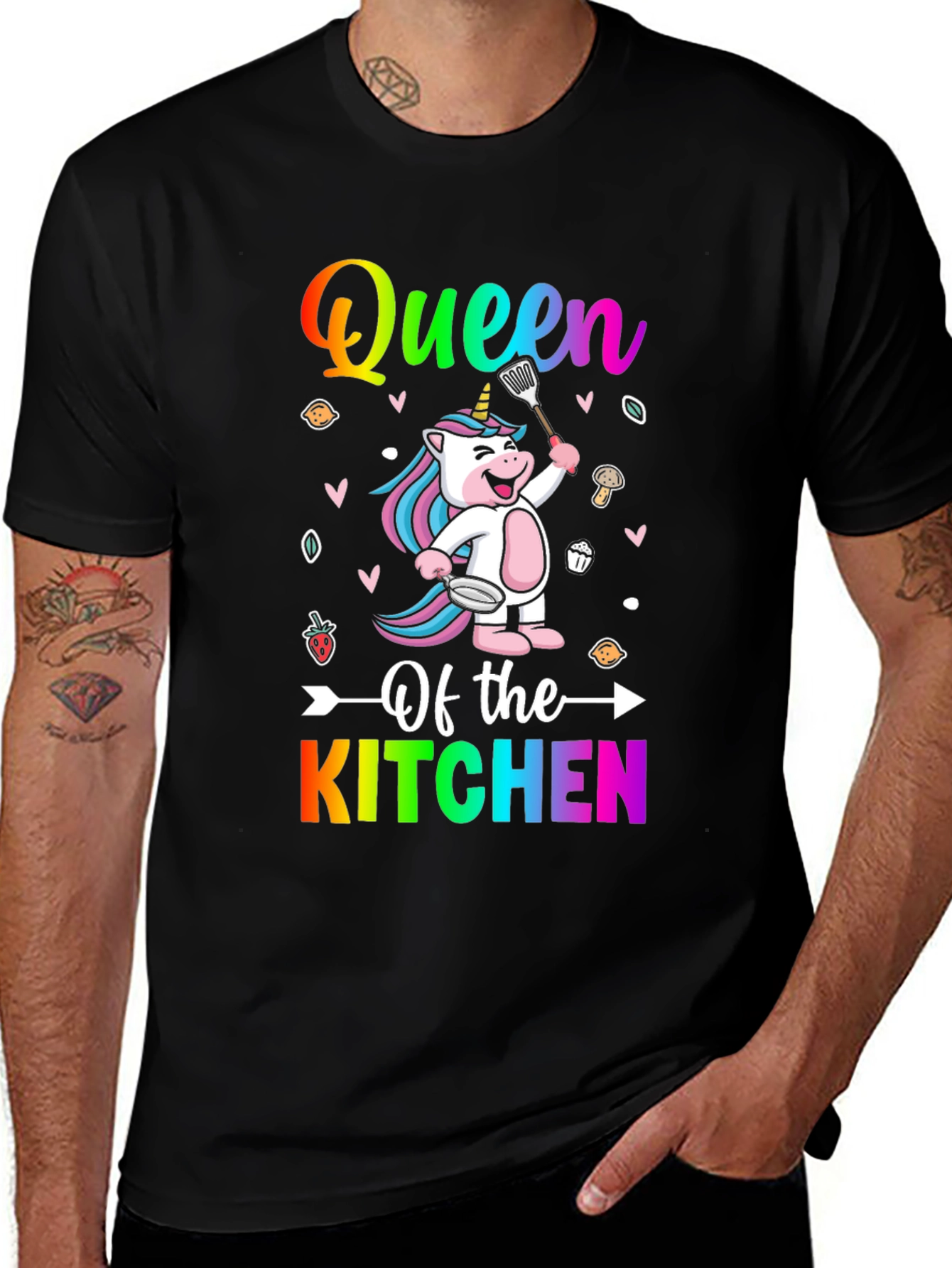 Variant 20 of Queen of the Kitchen Unicorn T-Shirt