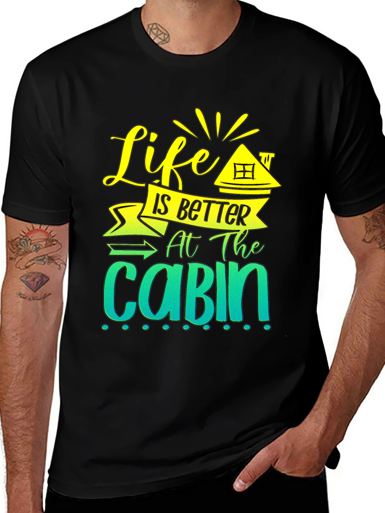 Variant 7 of Life is Better at the Cabin T-Shirt