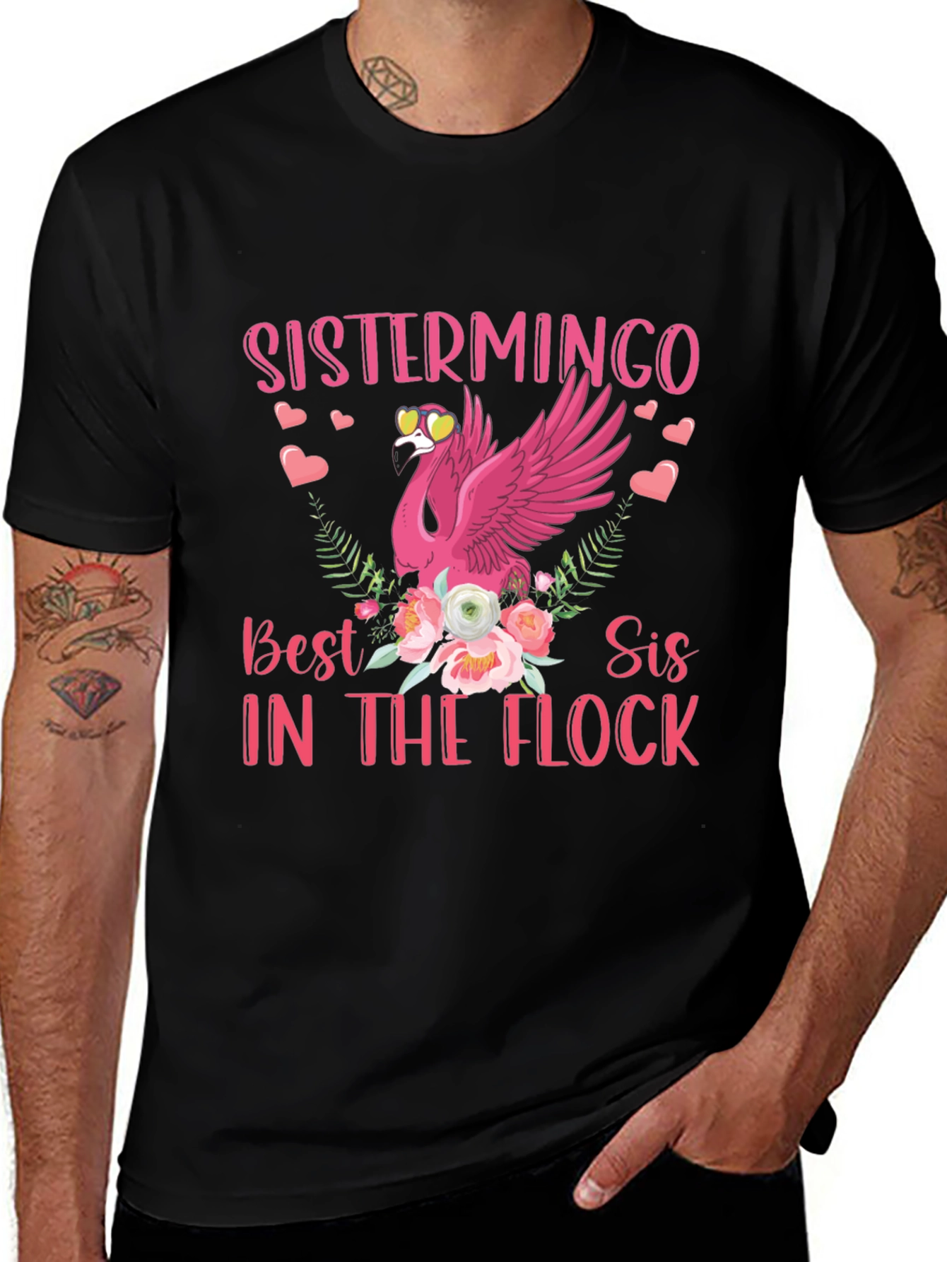 Variant 30 of Sistermingo T-Shirt - Best Sis in the Flock