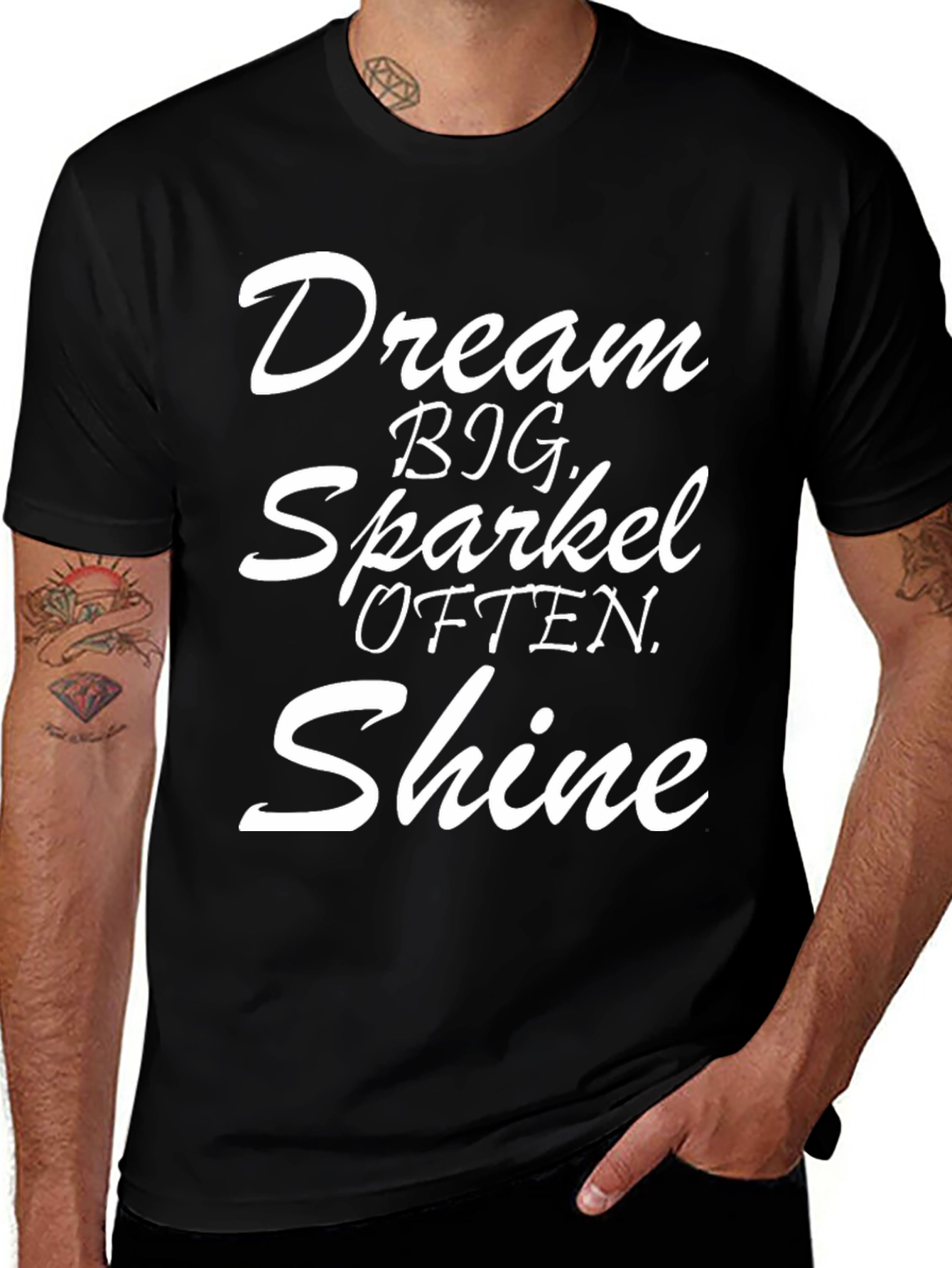 Variant 15 of Dream Big Sparkle Shine T-Shirt